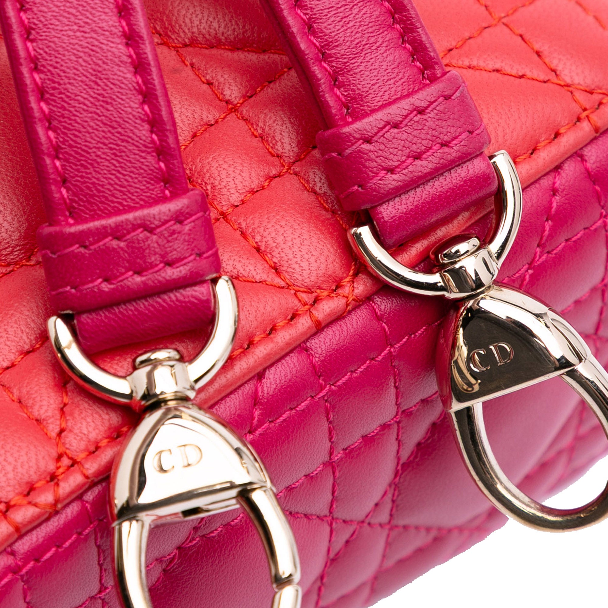Dior Mini Bicolor Lambskin Cannage Lady Dior - image 9