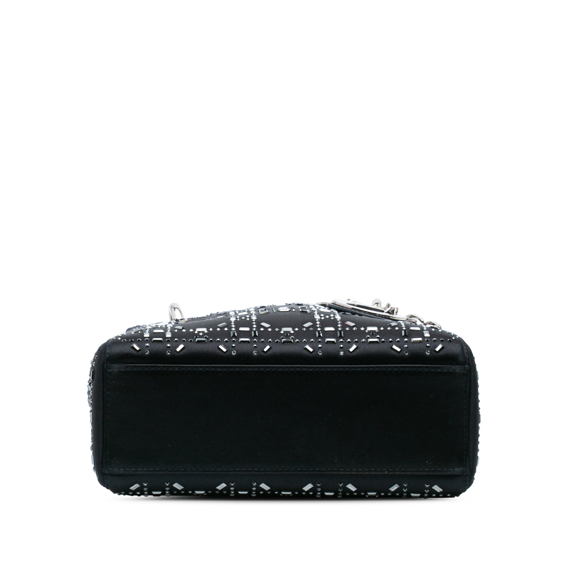 Dior Mini Velvet Cannage Strass Embellished Lady Dior - image 3