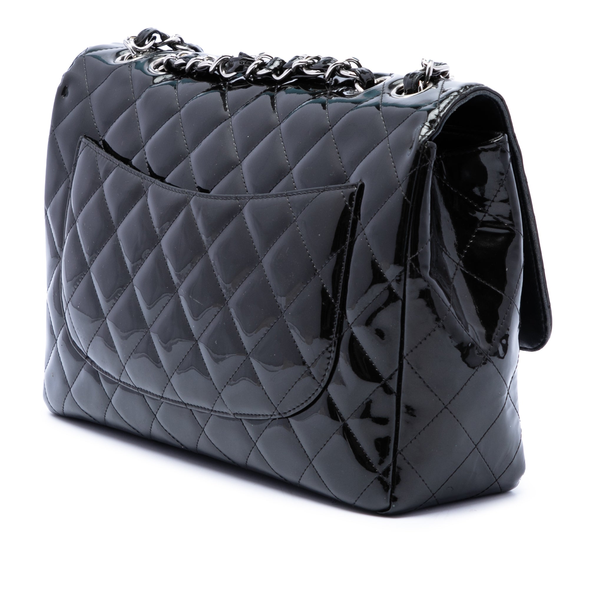 Chanel Jumbo Classic Patent Single Flap - image 2