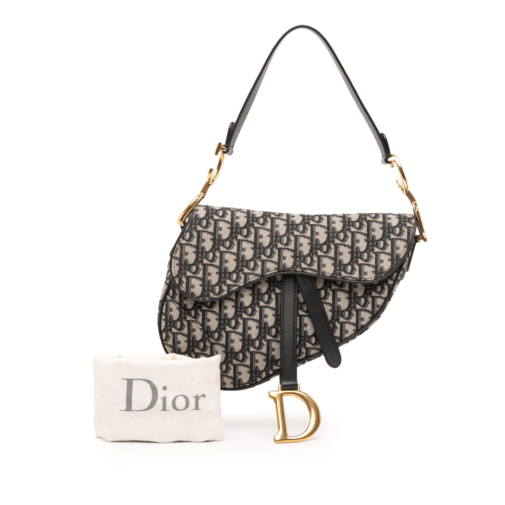 Dior Oblique Canvas Saddle Bag - image 11