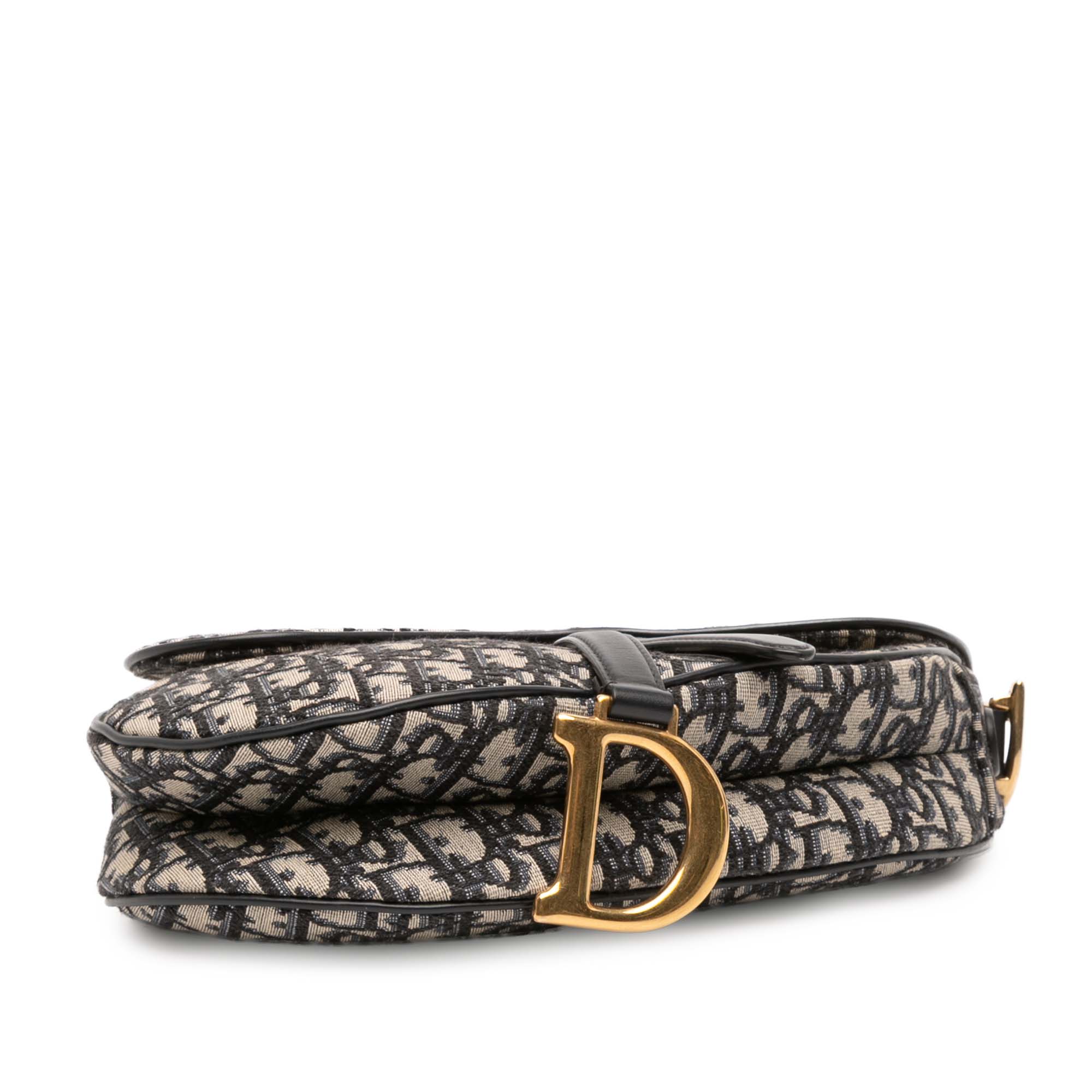 Dior Oblique Canvas Saddle Bag - image 3