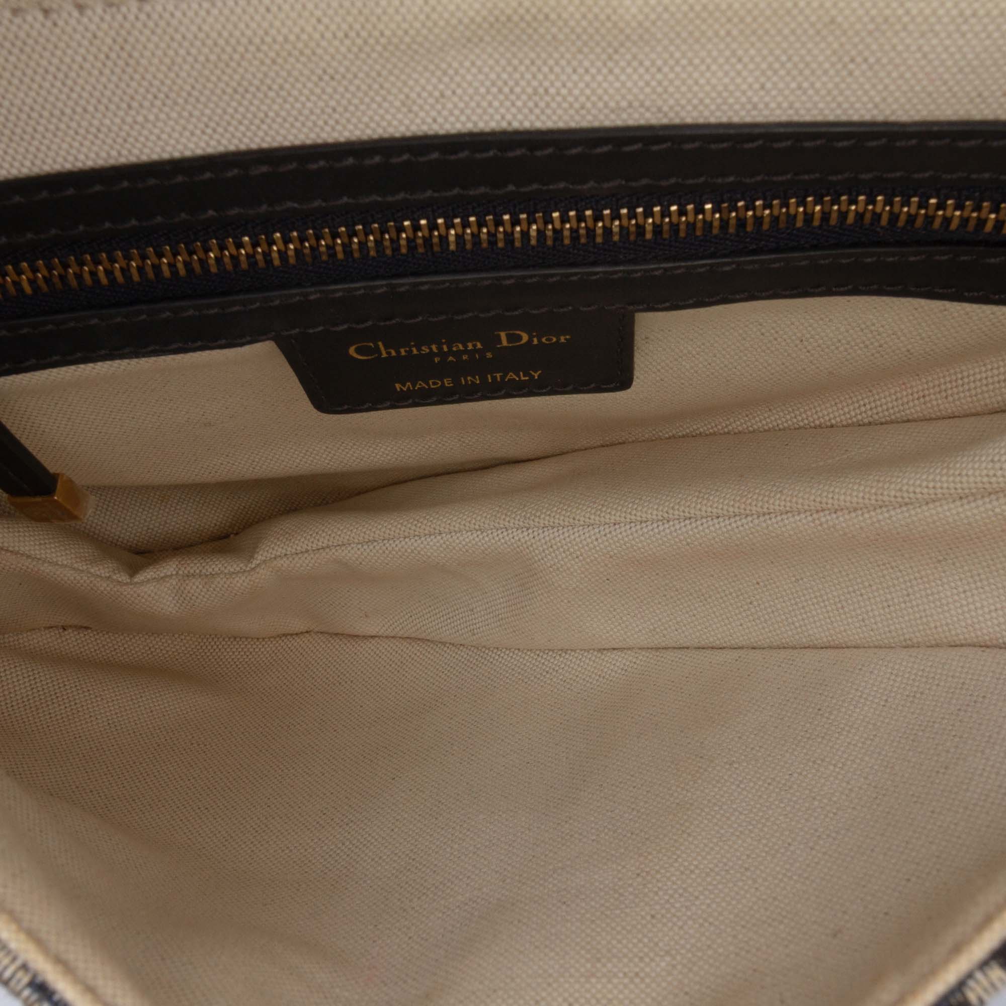 Dior Oblique Canvas Saddle Bag - image 4