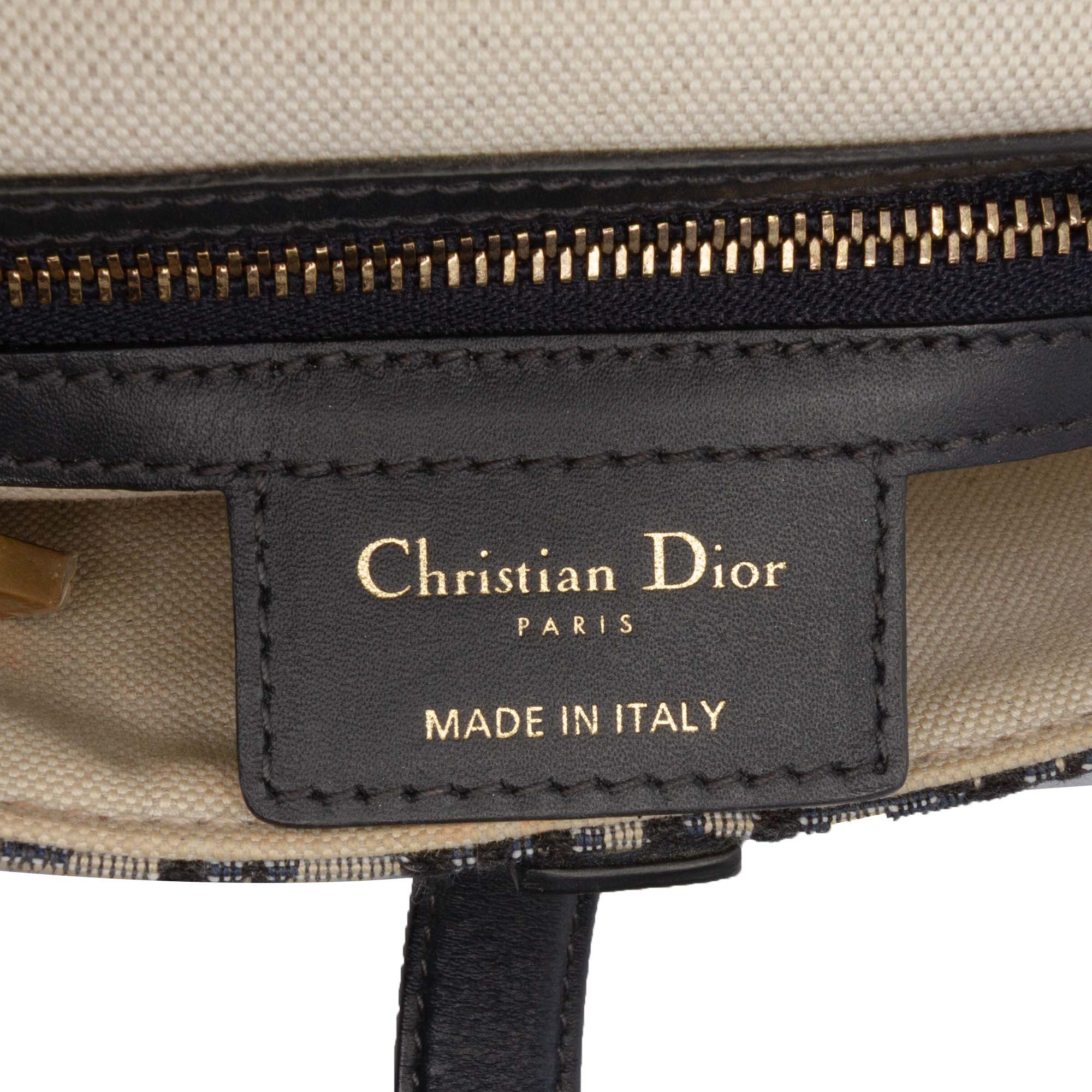 Dior Oblique Canvas Saddle Bag - image 5