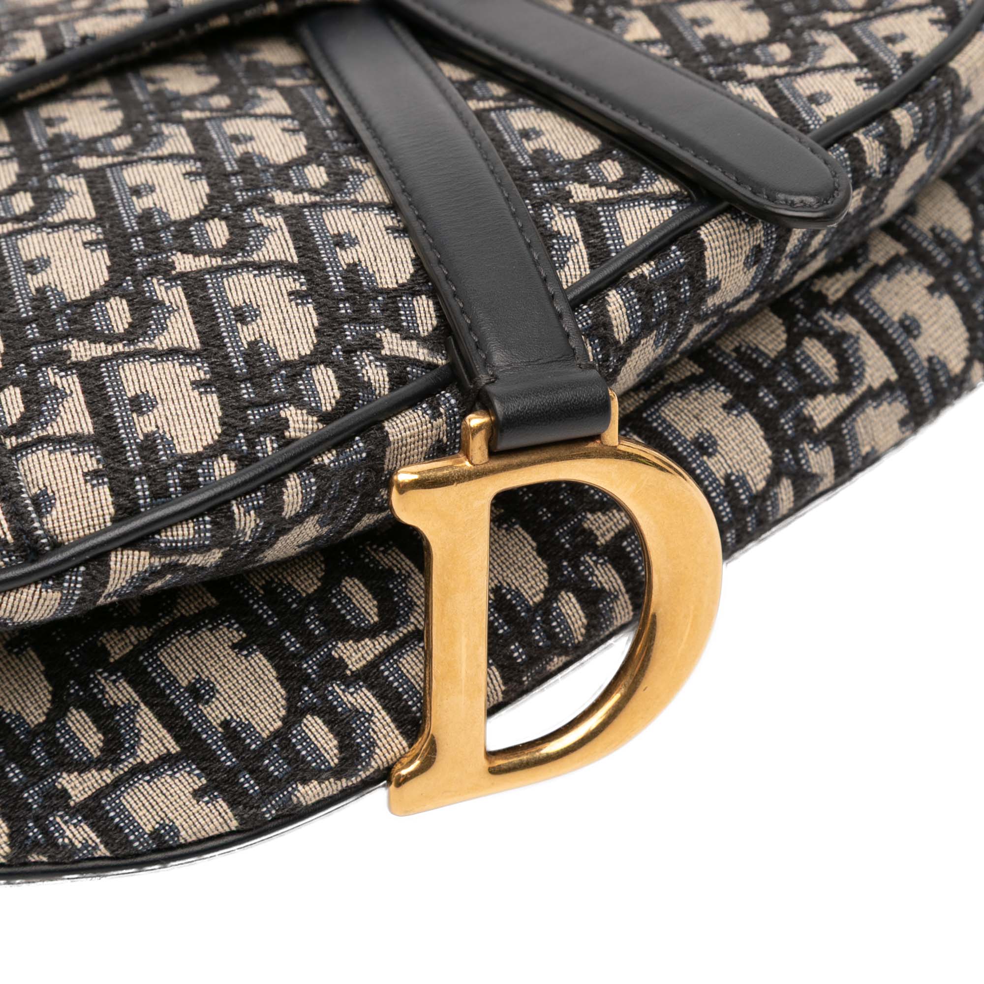 Dior Oblique Canvas Saddle Bag - image 7