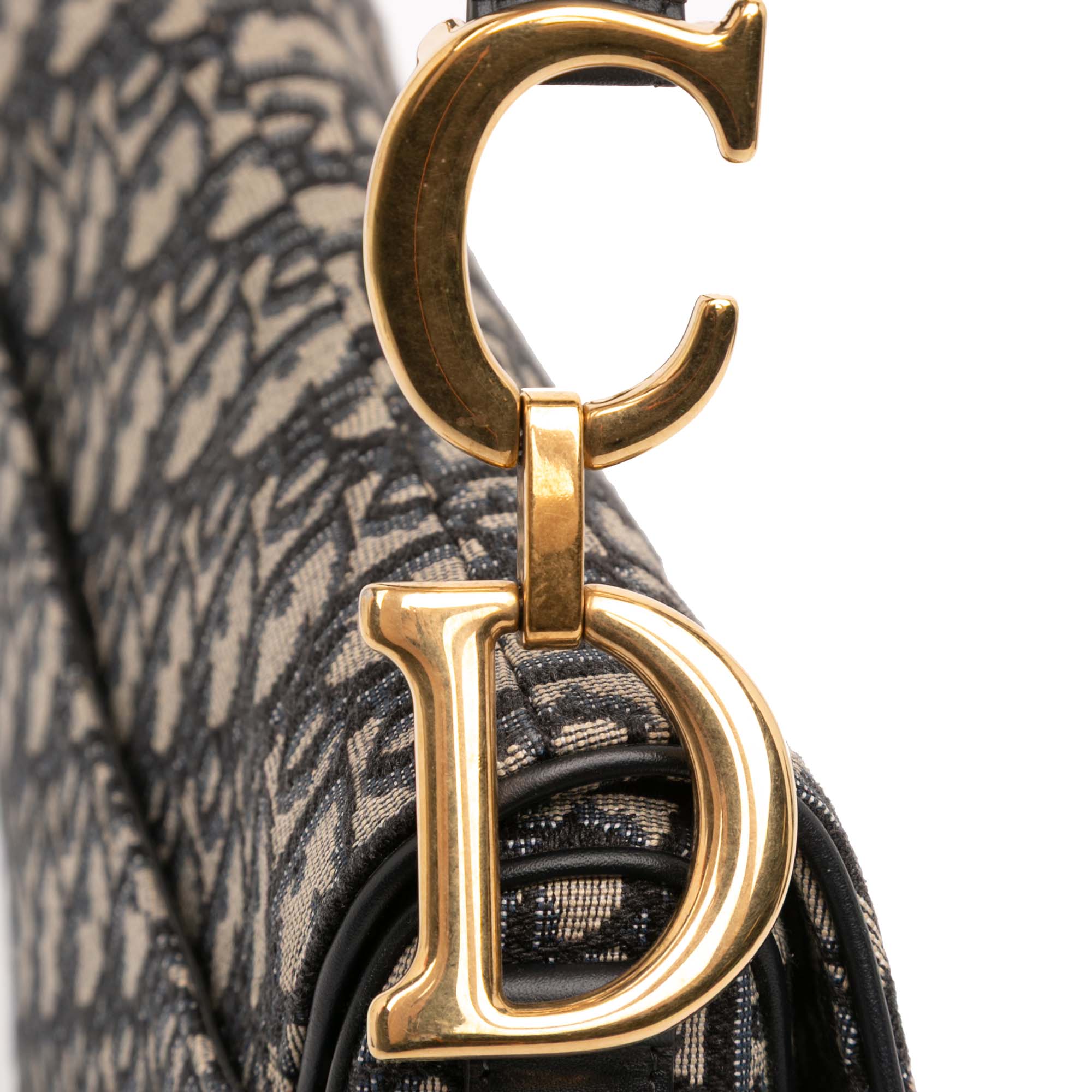Dior Oblique Canvas Saddle Bag - image 8