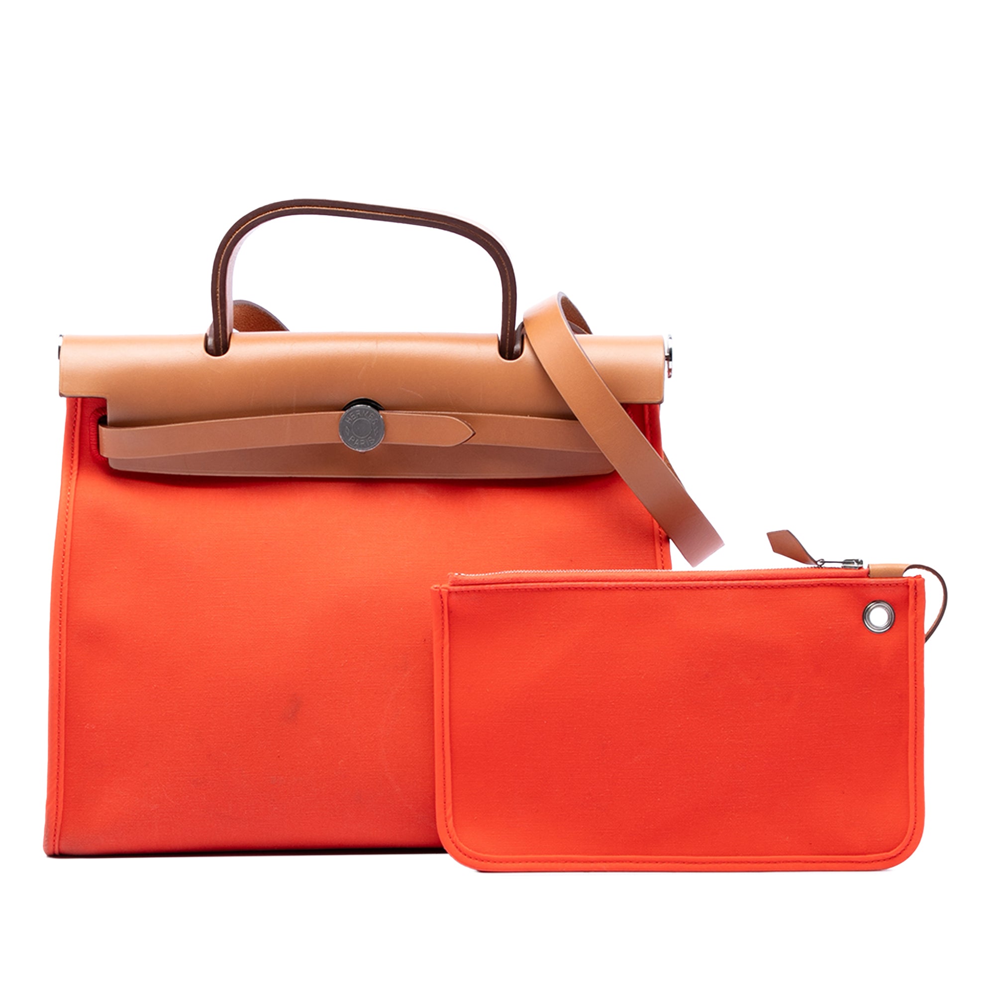 Hermès Toile Herbag Zip 31 - image 7
