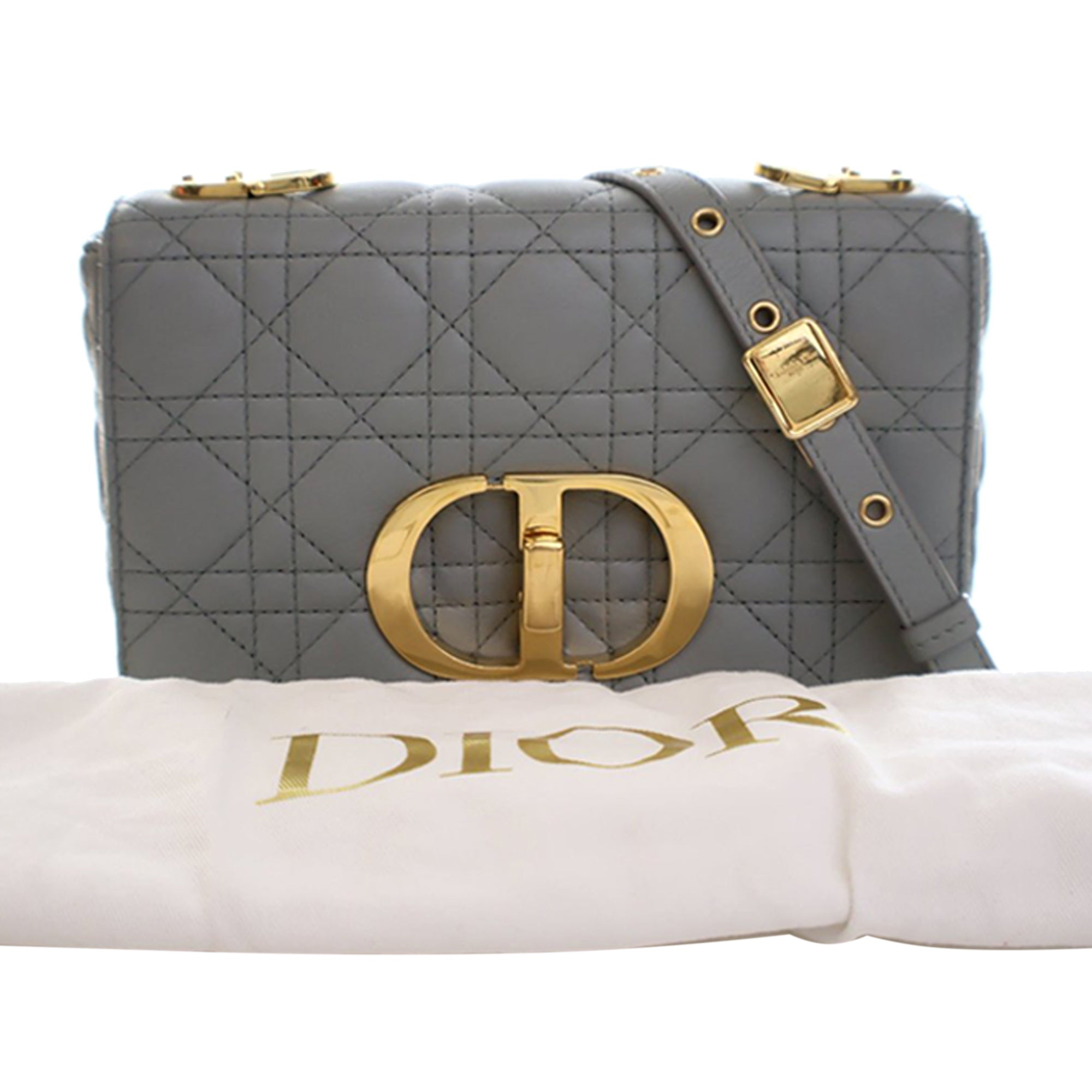 Dior Small Calfskin Cannage Caro Crossbody - image 15