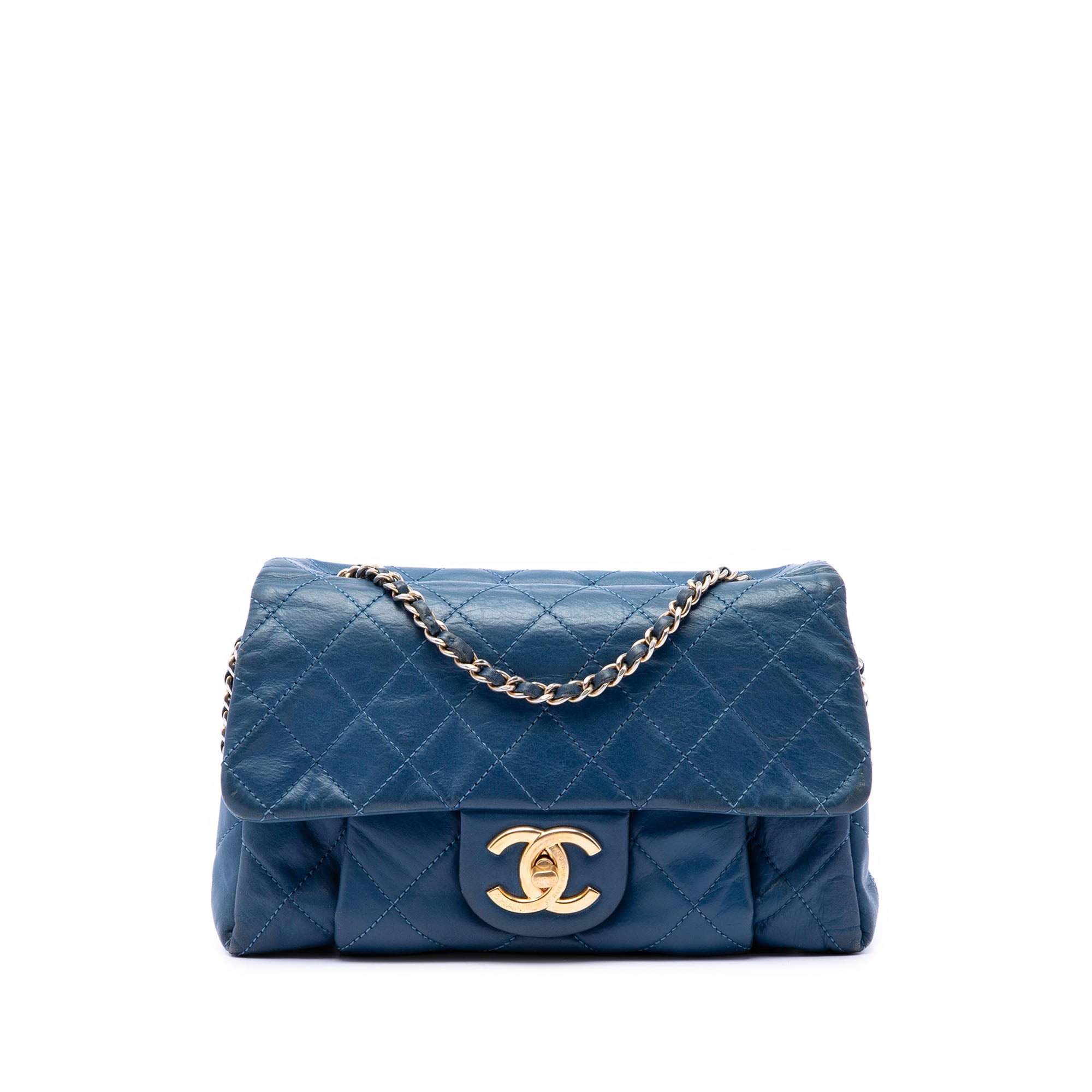 Chanel Small Quilted Iridescent Calfskin Chic Quilt Flap - image 1