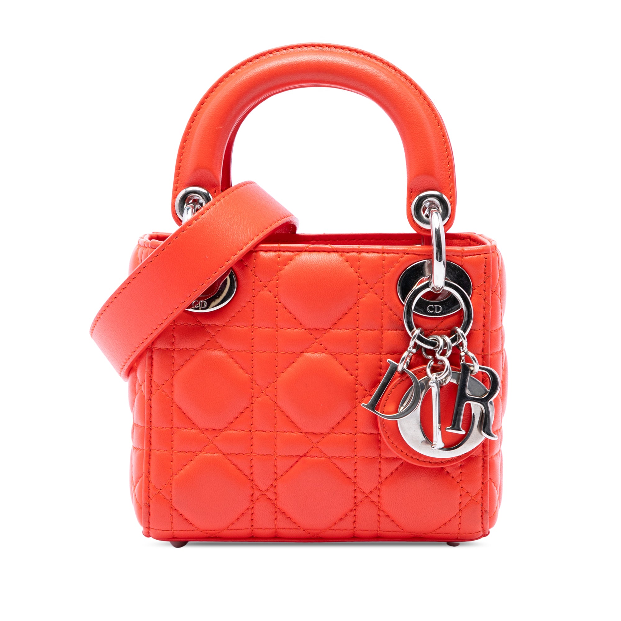 Dior Micro Lambskin Cannage Lady Dior - image 1