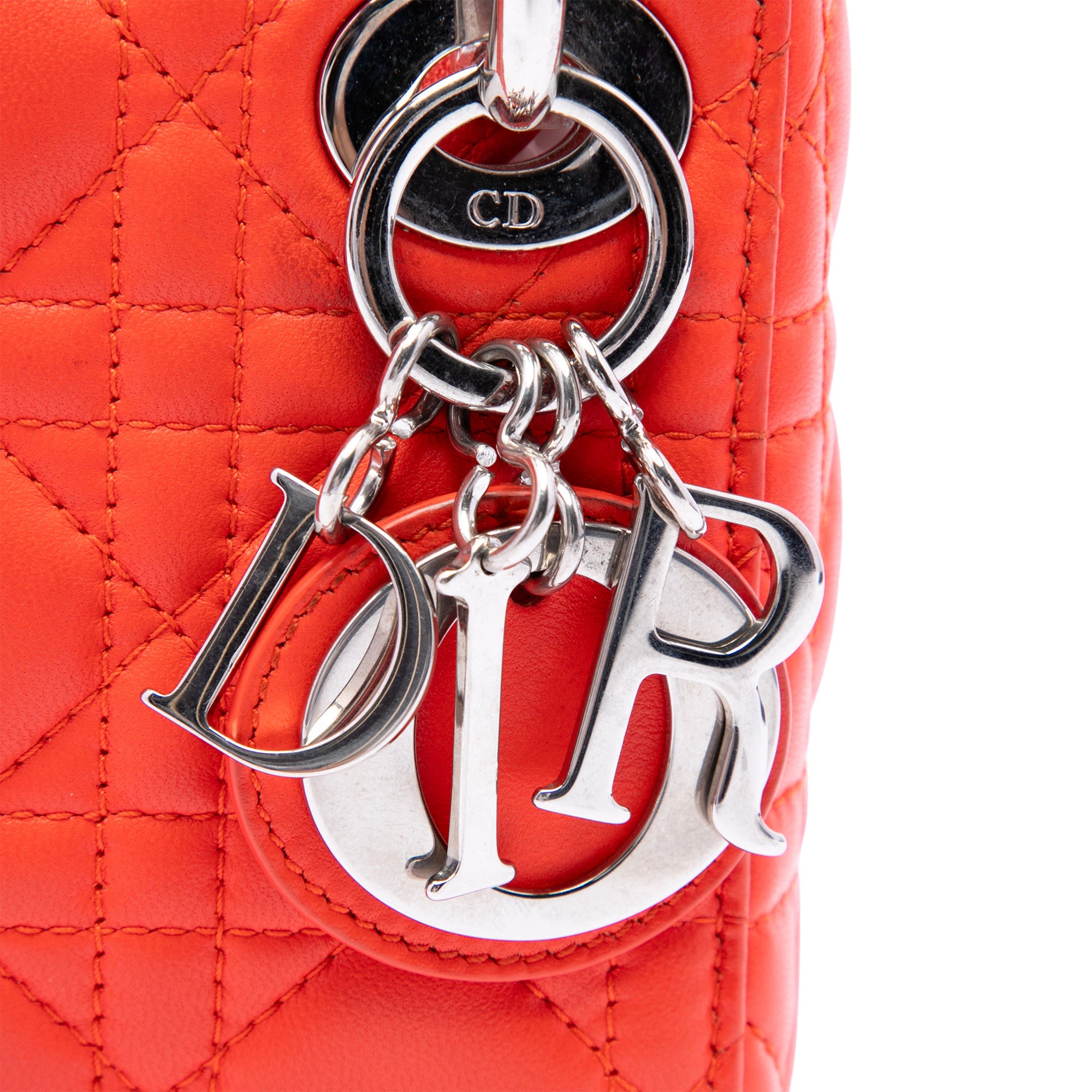 Dior Micro Lambskin Cannage Lady Dior - image 5