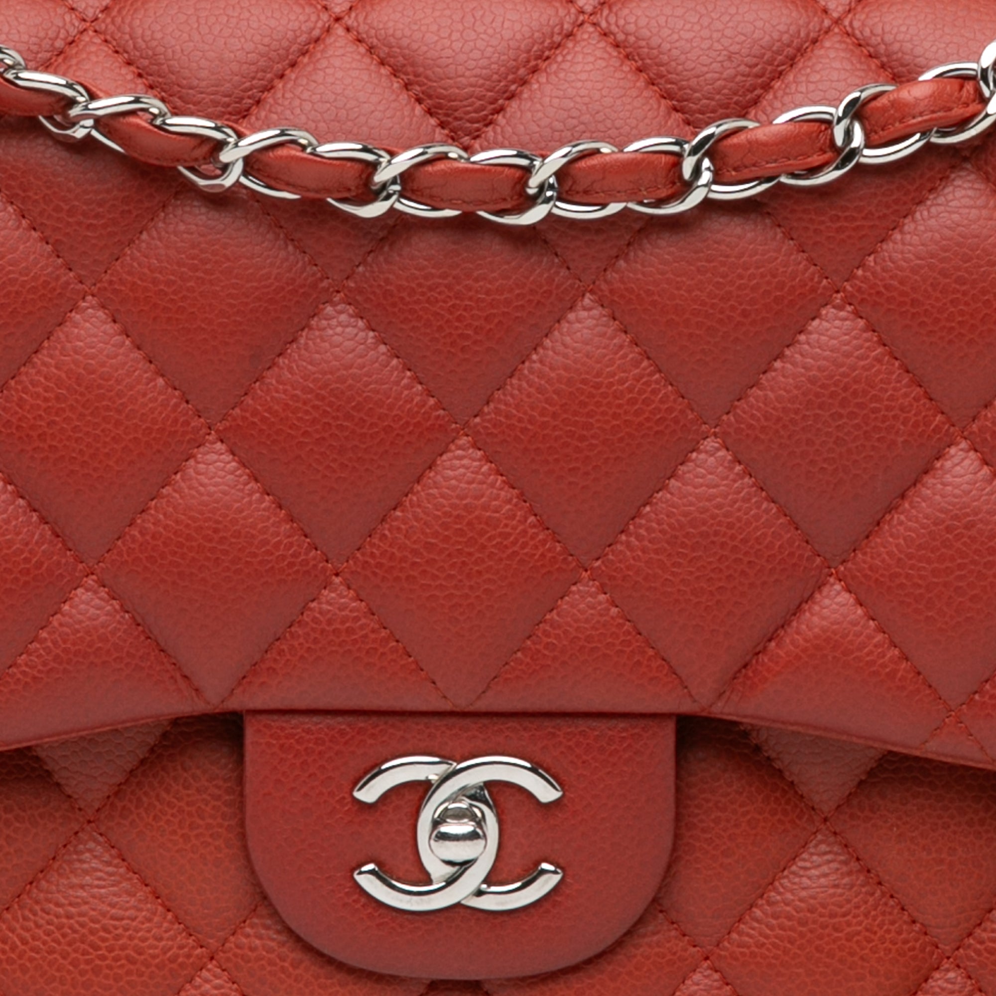 Chanel Jumbo Classic Caviar Double Flap - image 9