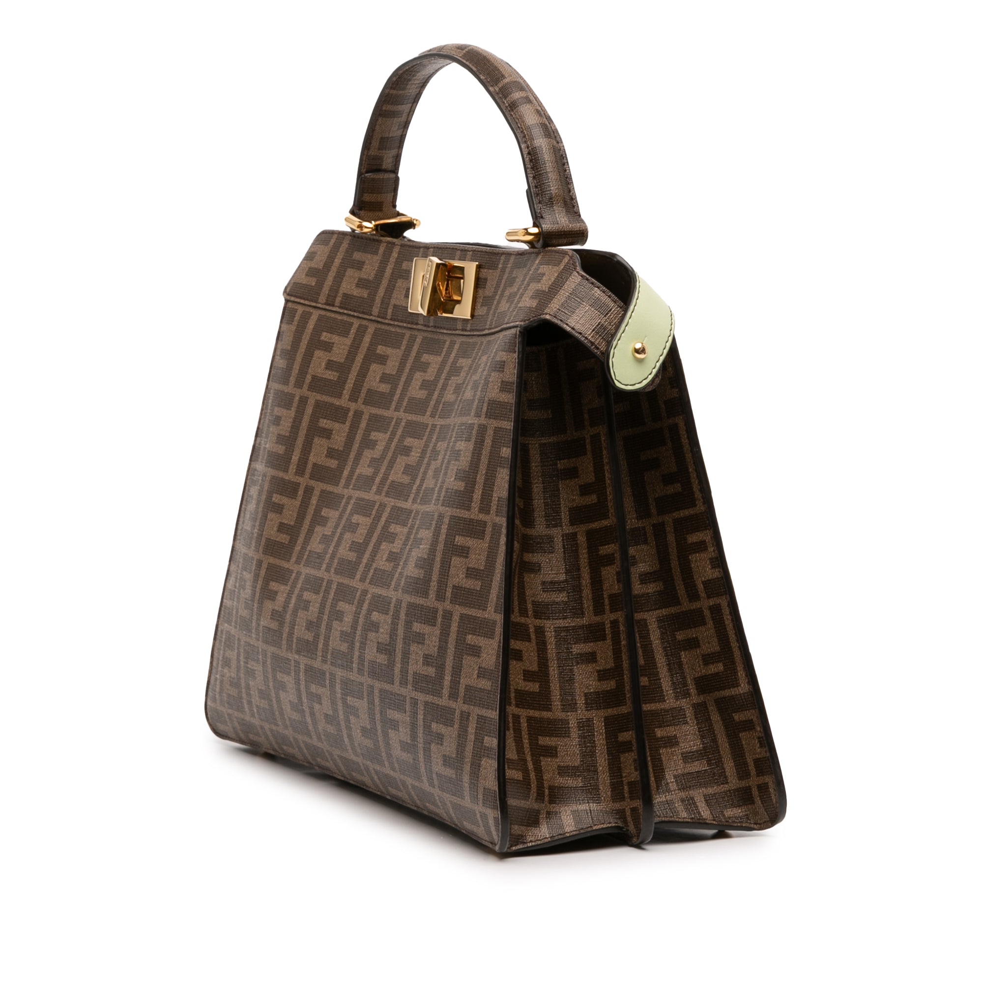 Fendi Antonio Lopez Medium Zucca Coated Canvas Peekaboo ISeeU Satchel - image 2