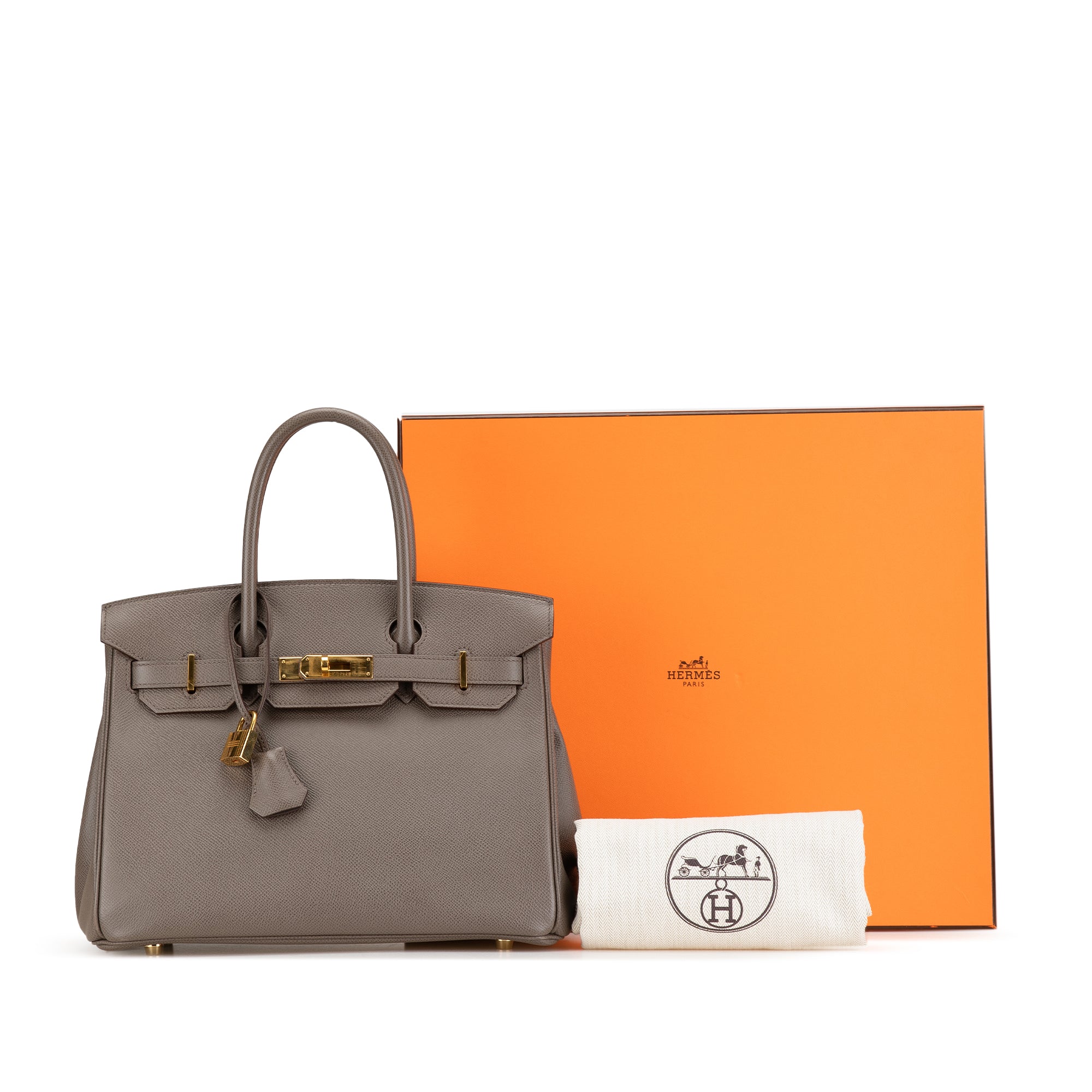 Hermès Epsom Verso Birkin Retourne 30 - image 10