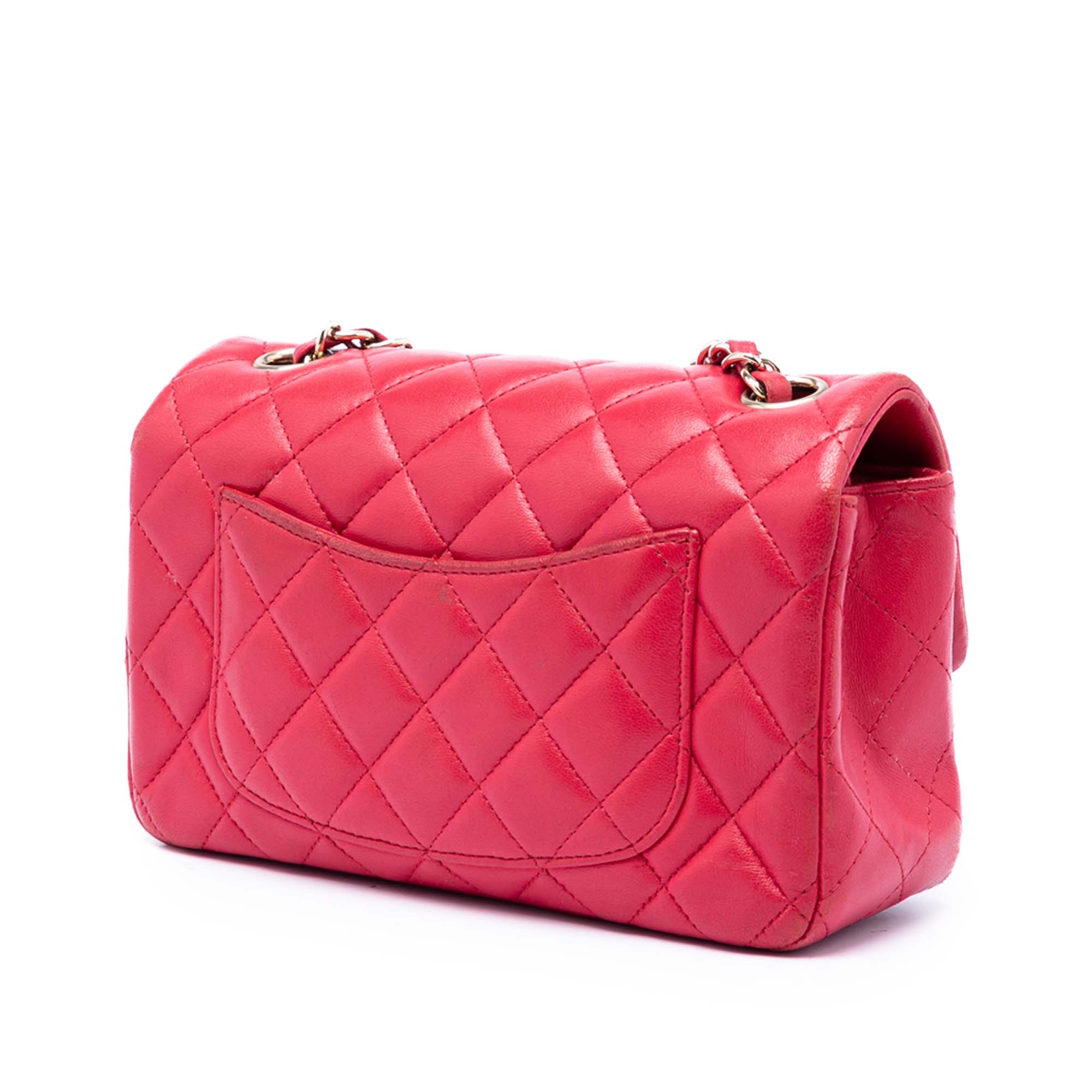 Chanel Mini Rectangular Classic Lambskin Single Flap - image 2