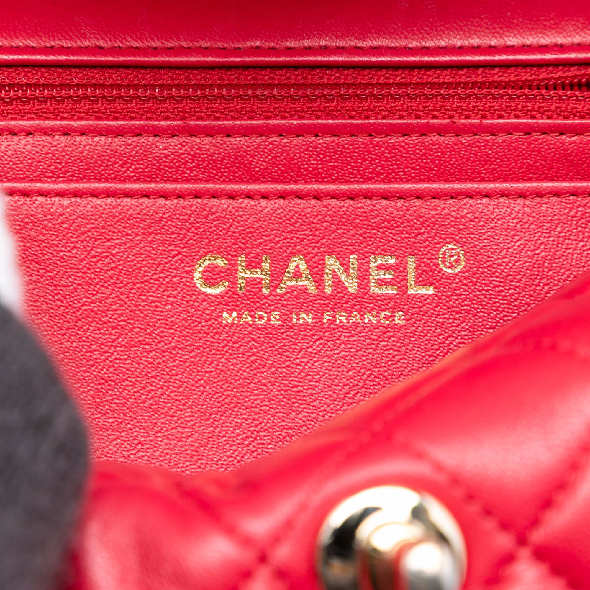 Chanel Mini Rectangular Classic Lambskin Single Flap - image 5