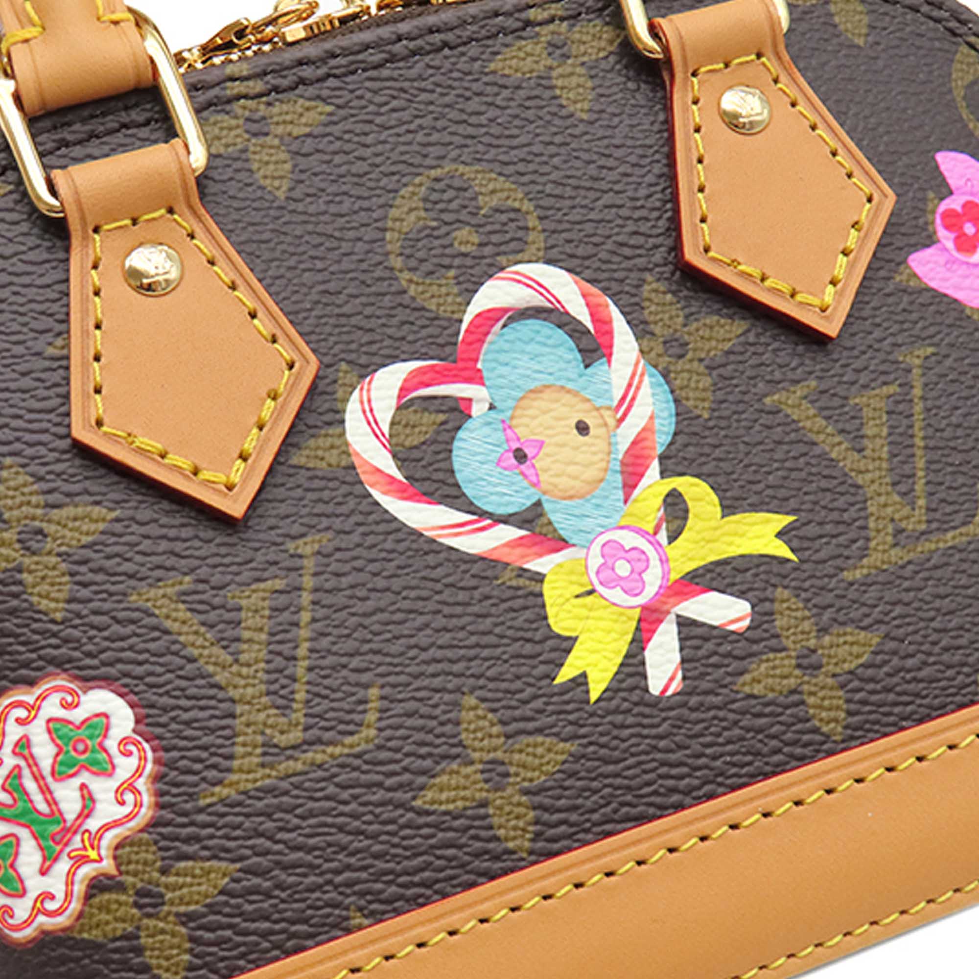 Louis Vuitton Monogram Christmas Animation Vivienne Candy Factory Nano Alma - image 8