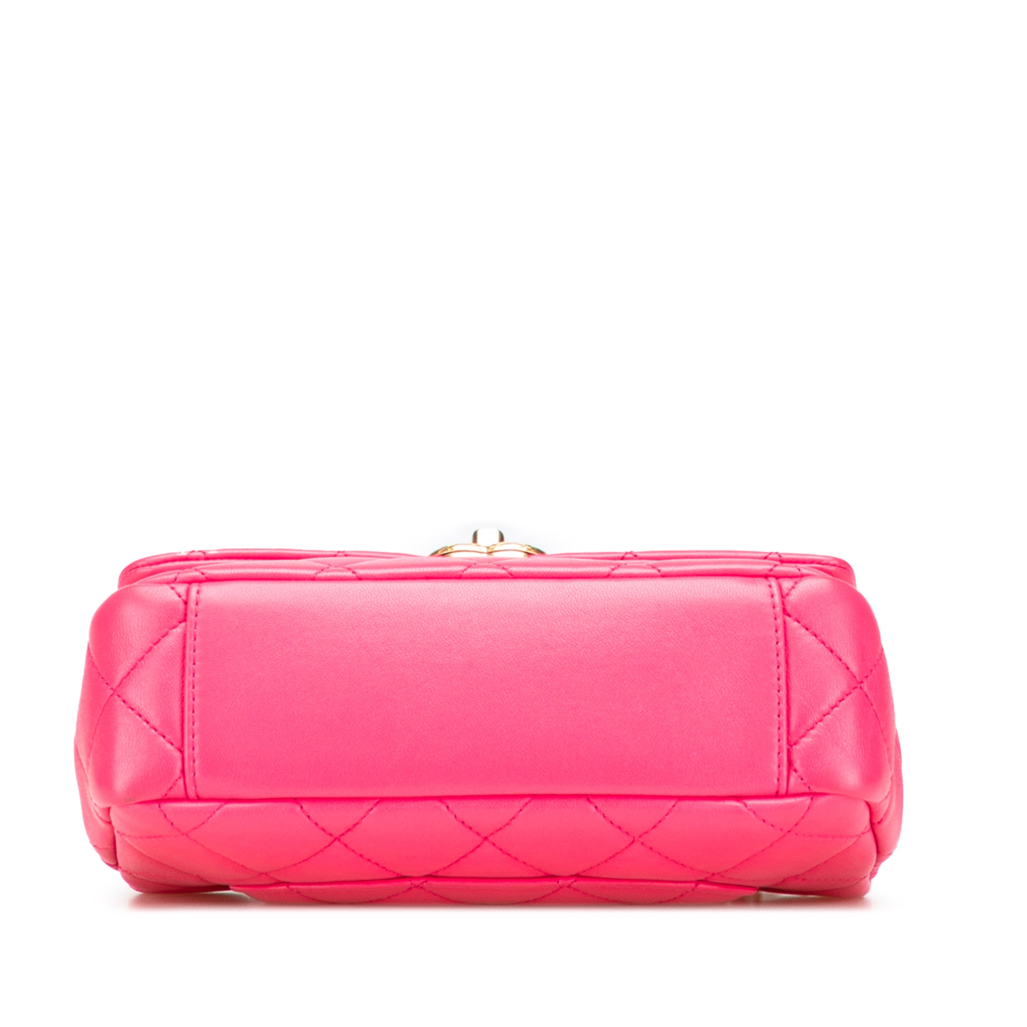 Chanel Small Lambskin Bangle Crush Top Handle Bag - image 3