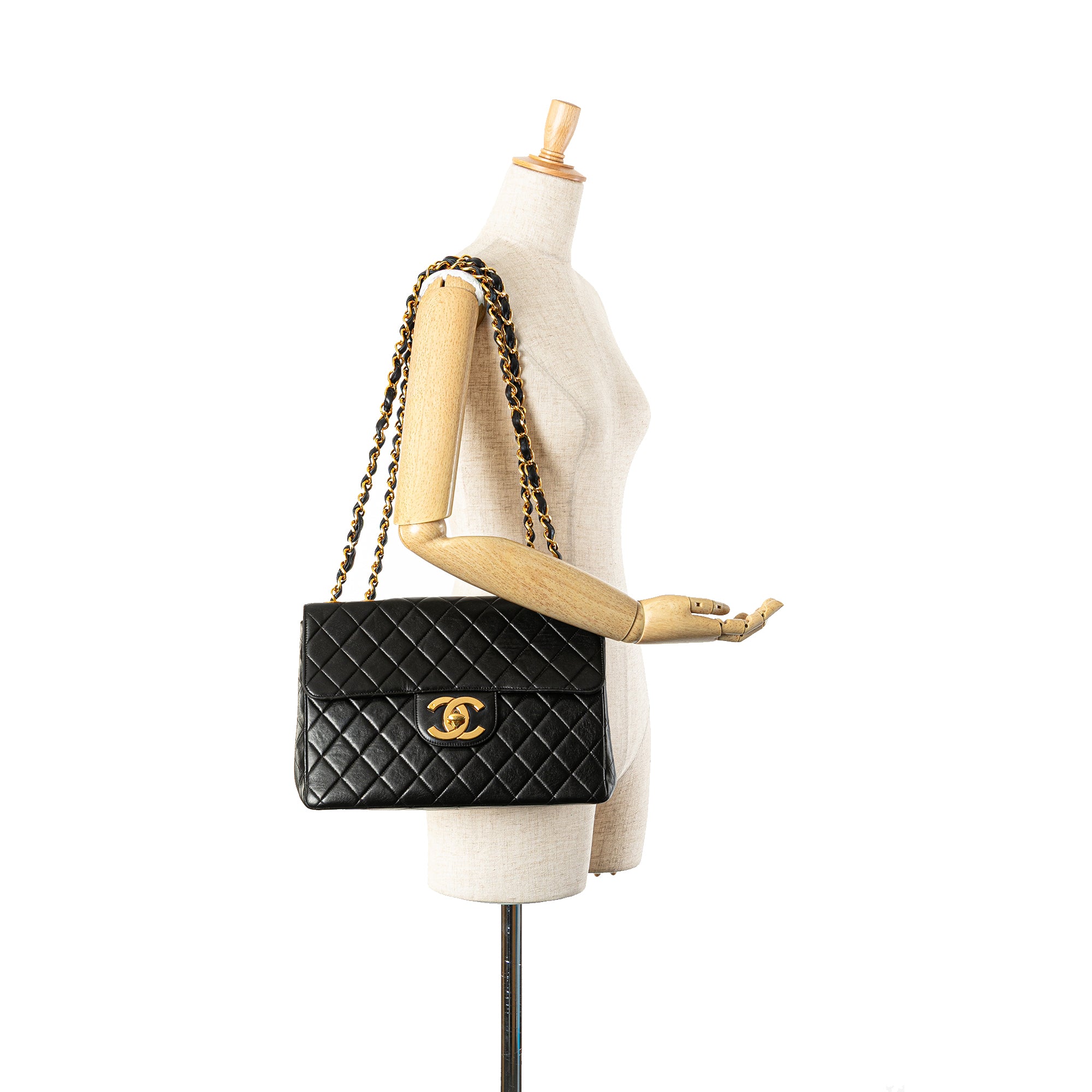 Chanel Jumbo XL Classic Lambskin Single Flap - image 13
