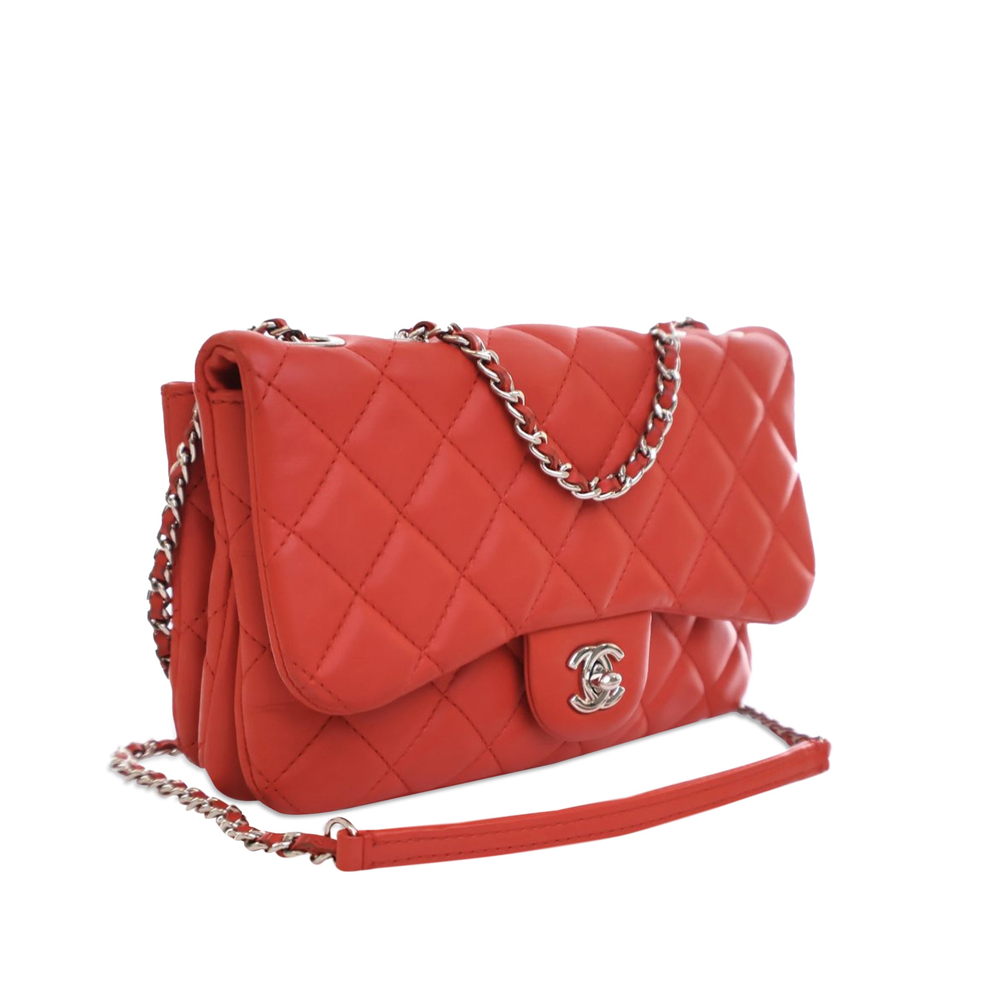 Chanel Small Quilted Lambskin 3 Flap - image 2