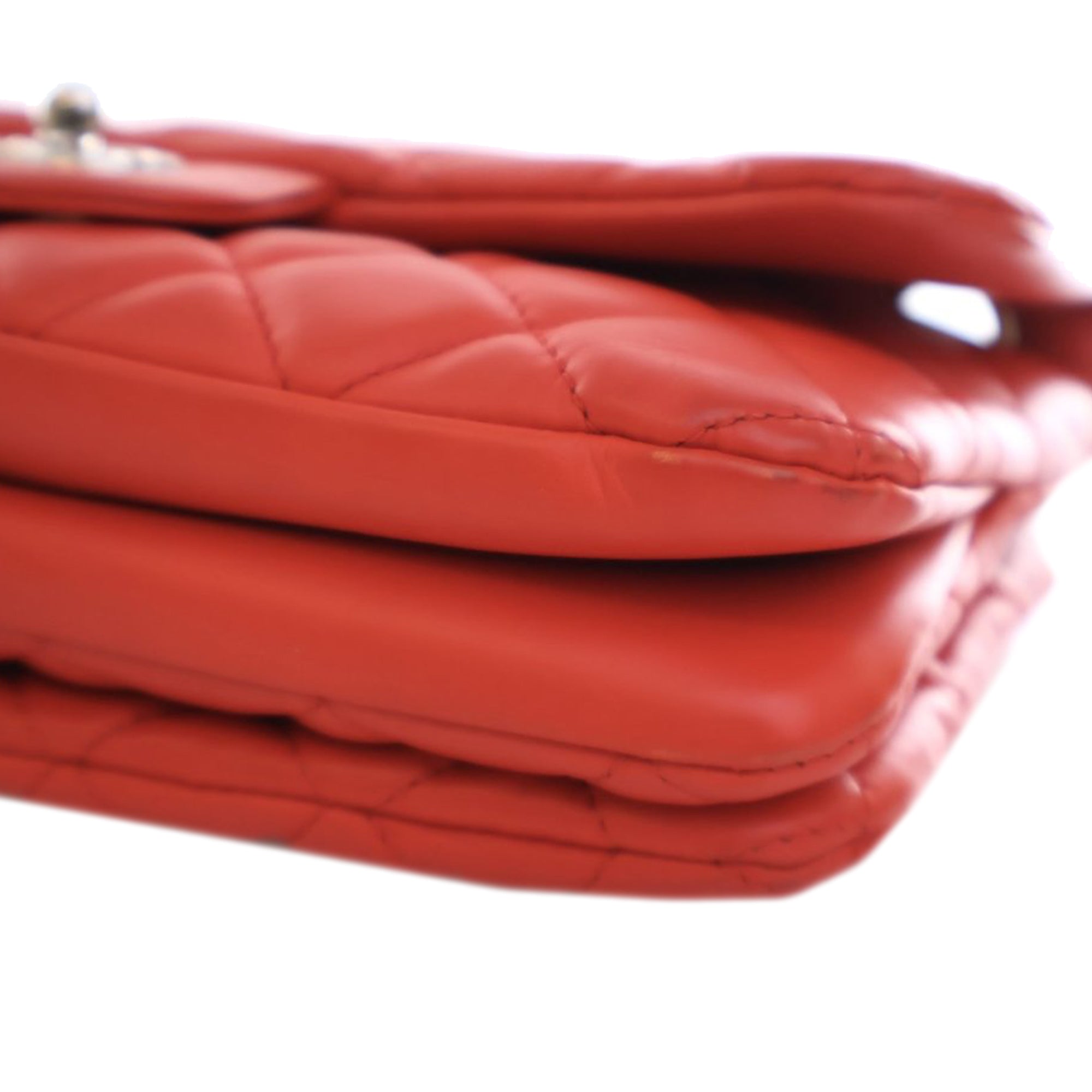 Chanel Small Quilted Lambskin 3 Flap - image 9