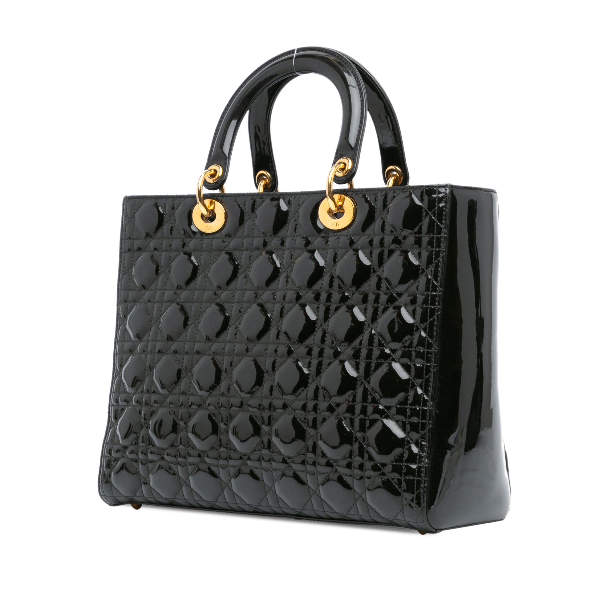 Dior Large Patent Cannage Lady Dior - image 2