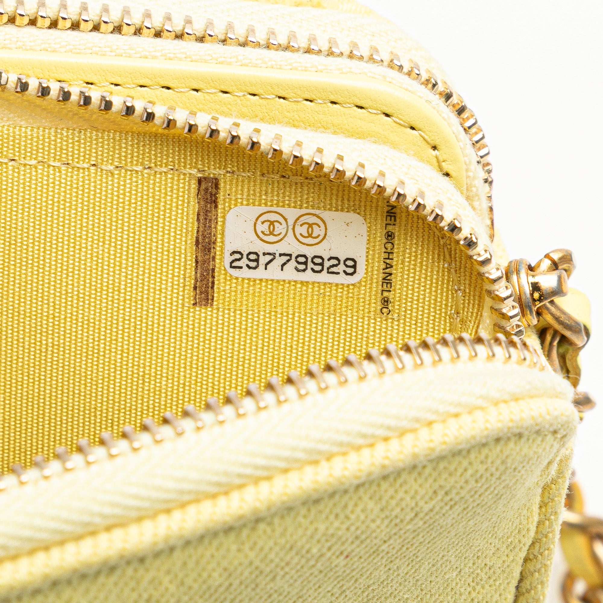 Chanel Denim Coco Fringe Double Zip Clutch with Chain - image 9