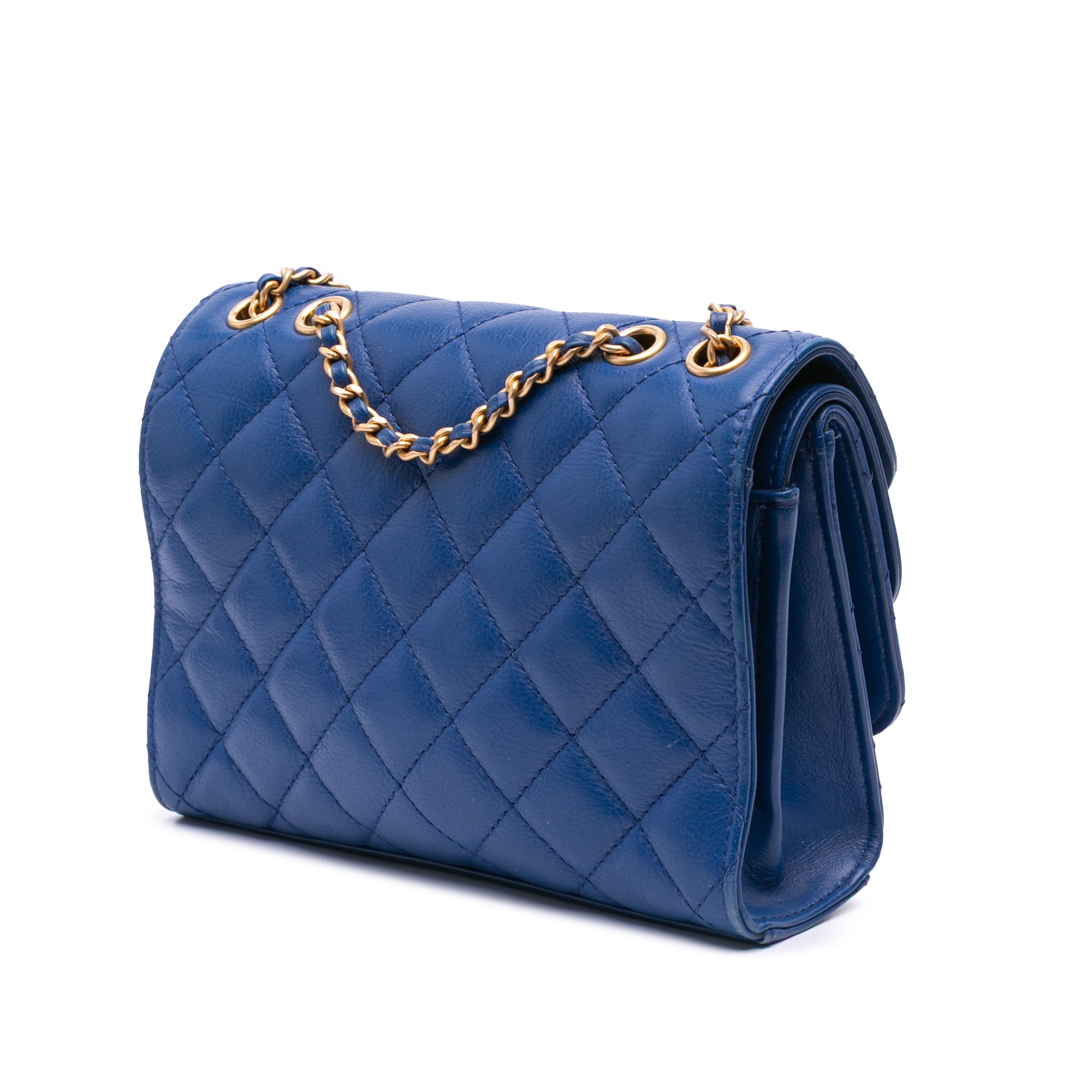 Chanel CC Quilted Calfskin Triple Flap - image 2