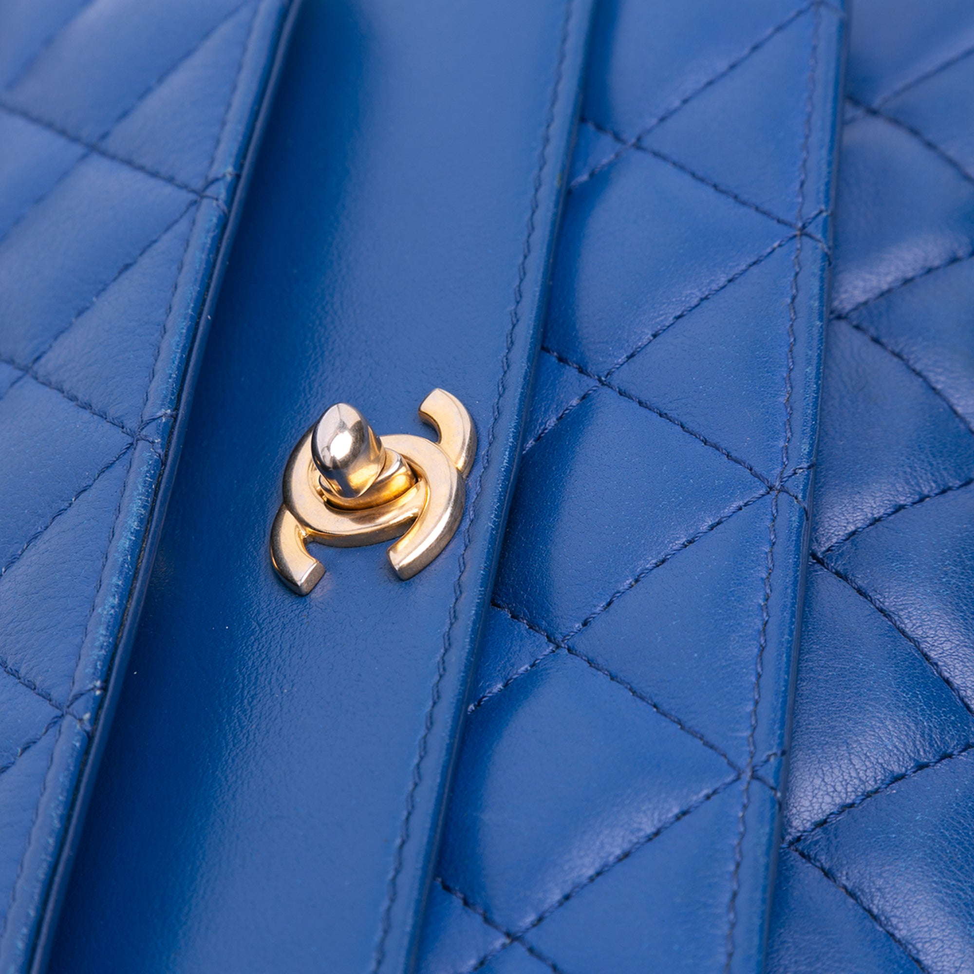 Chanel CC Quilted Calfskin Triple Flap - image 9
