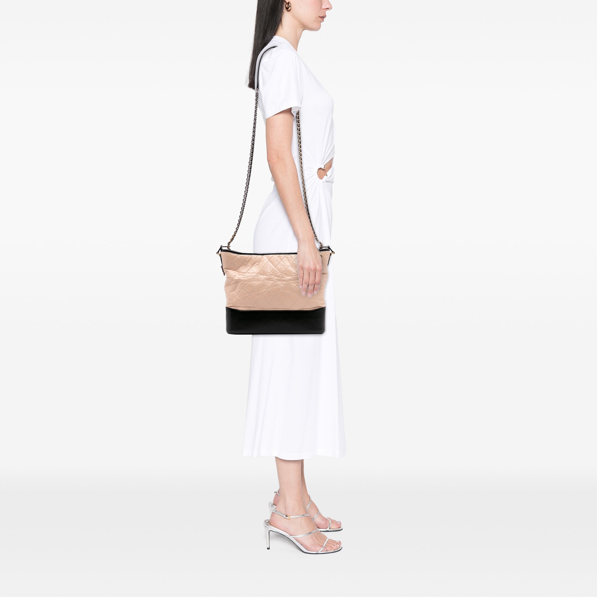 Chanel Large Aged Calfskin Gabrielle Crossbody - image 7