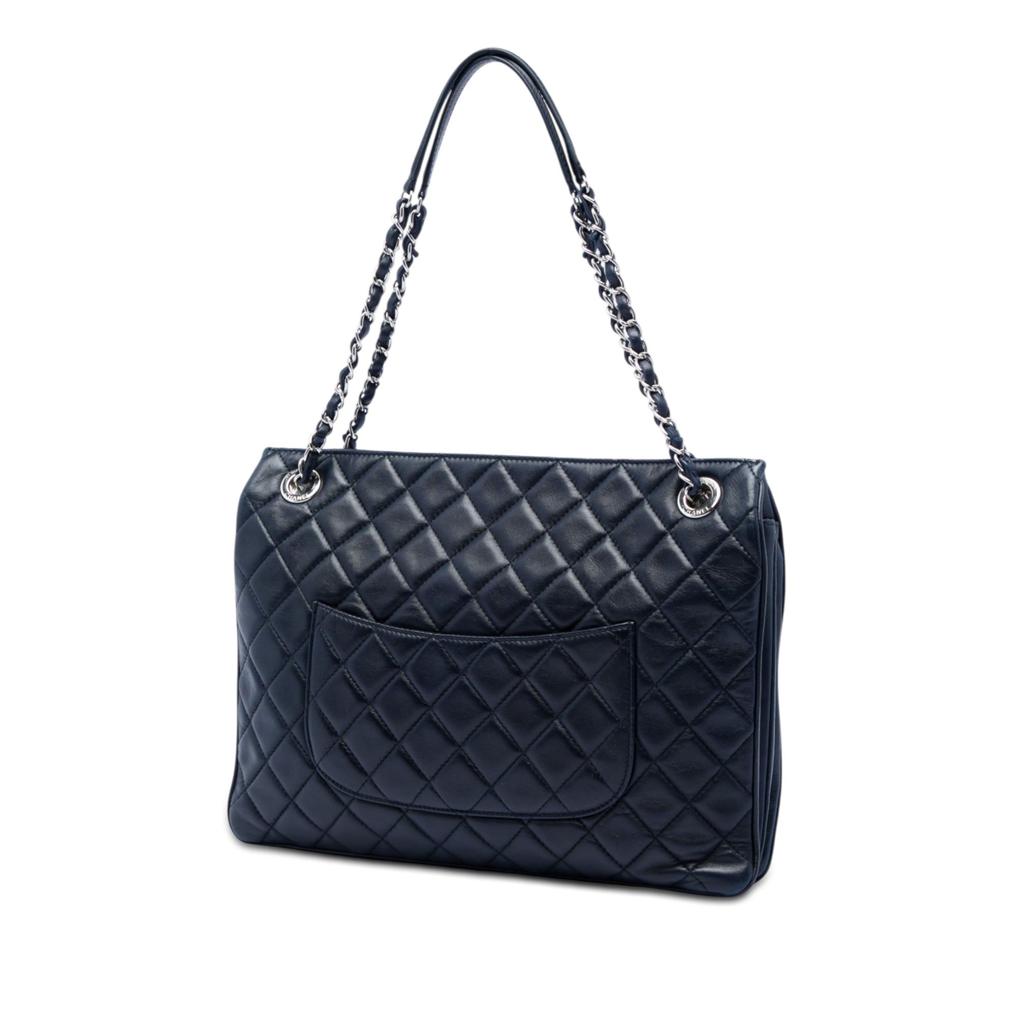 Chanel Quilted Lambskin Accordion Shopping Tote - image 2