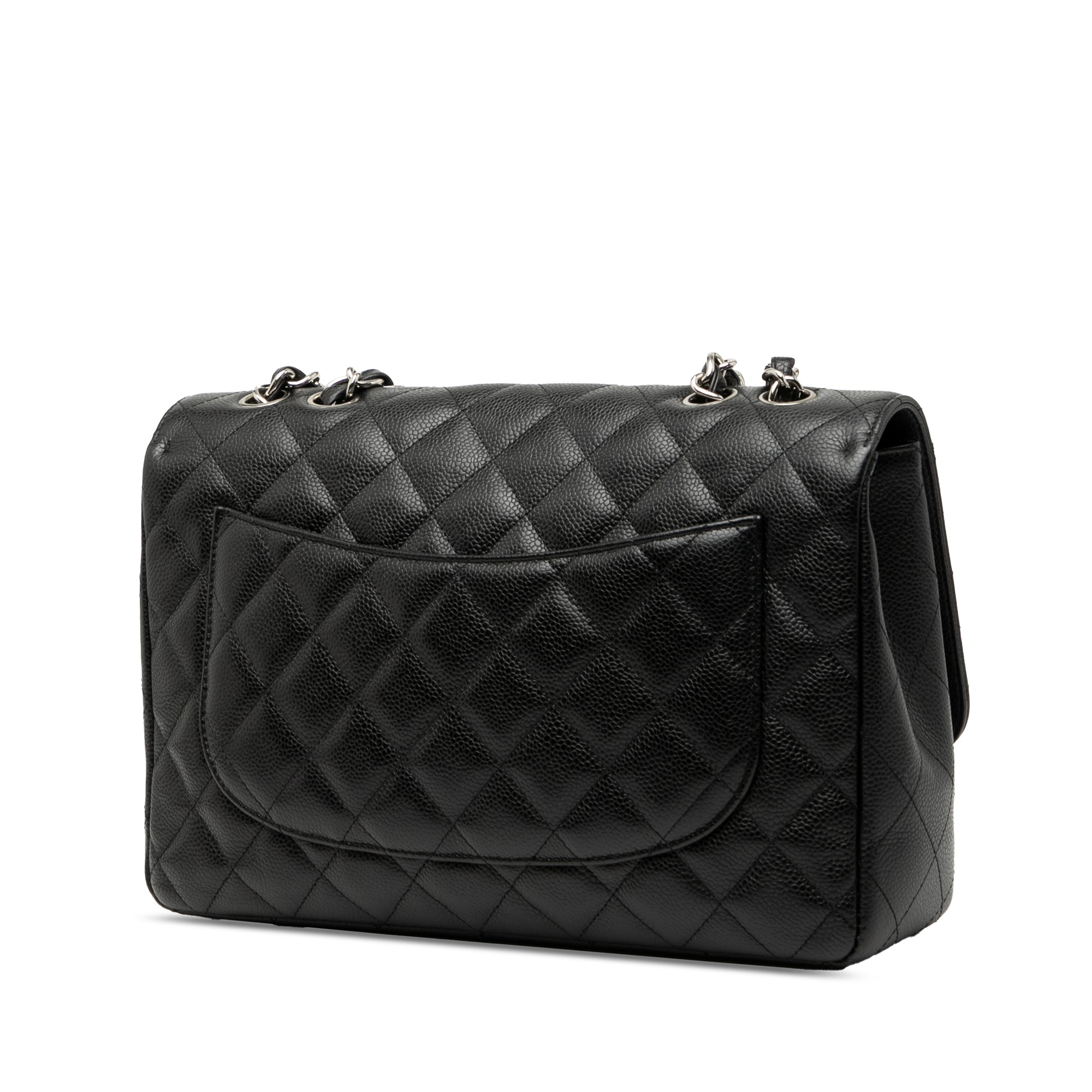 Chanel Jumbo Classic Caviar Single Flap - image 2