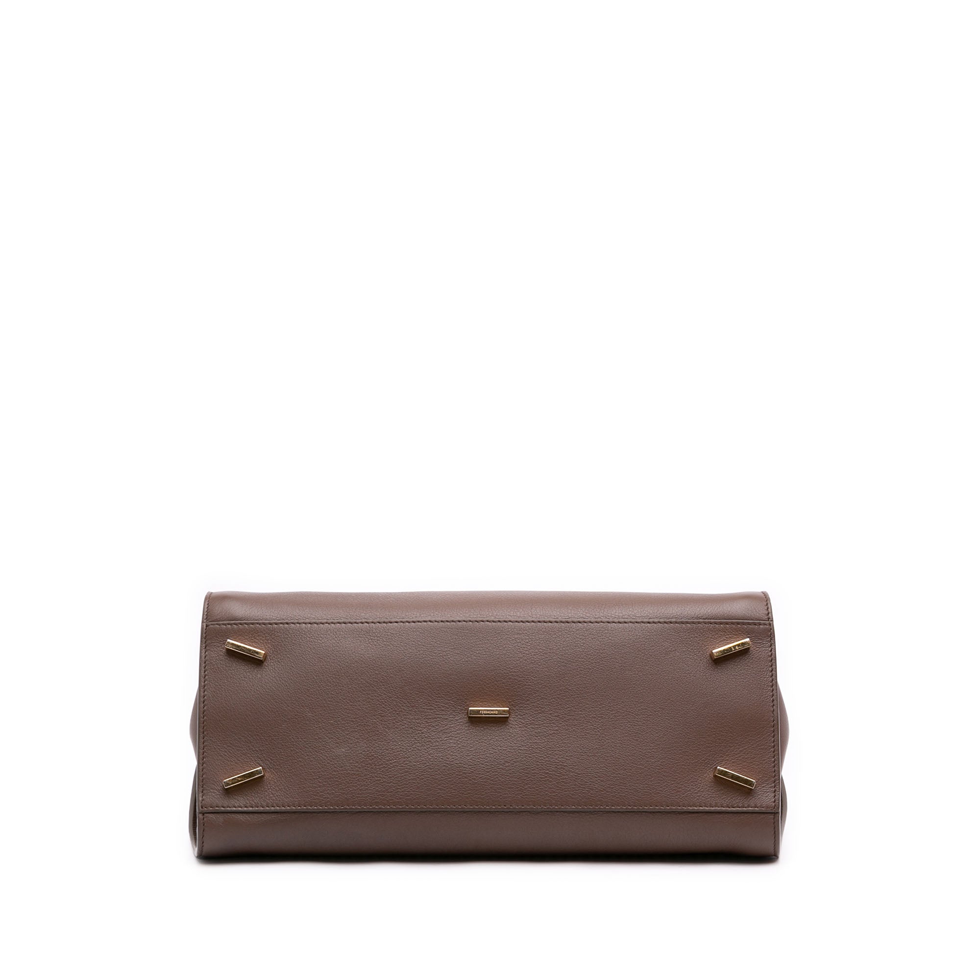 Ferragamo Medium Bicolor Calfskin Hug Satchel - image 3