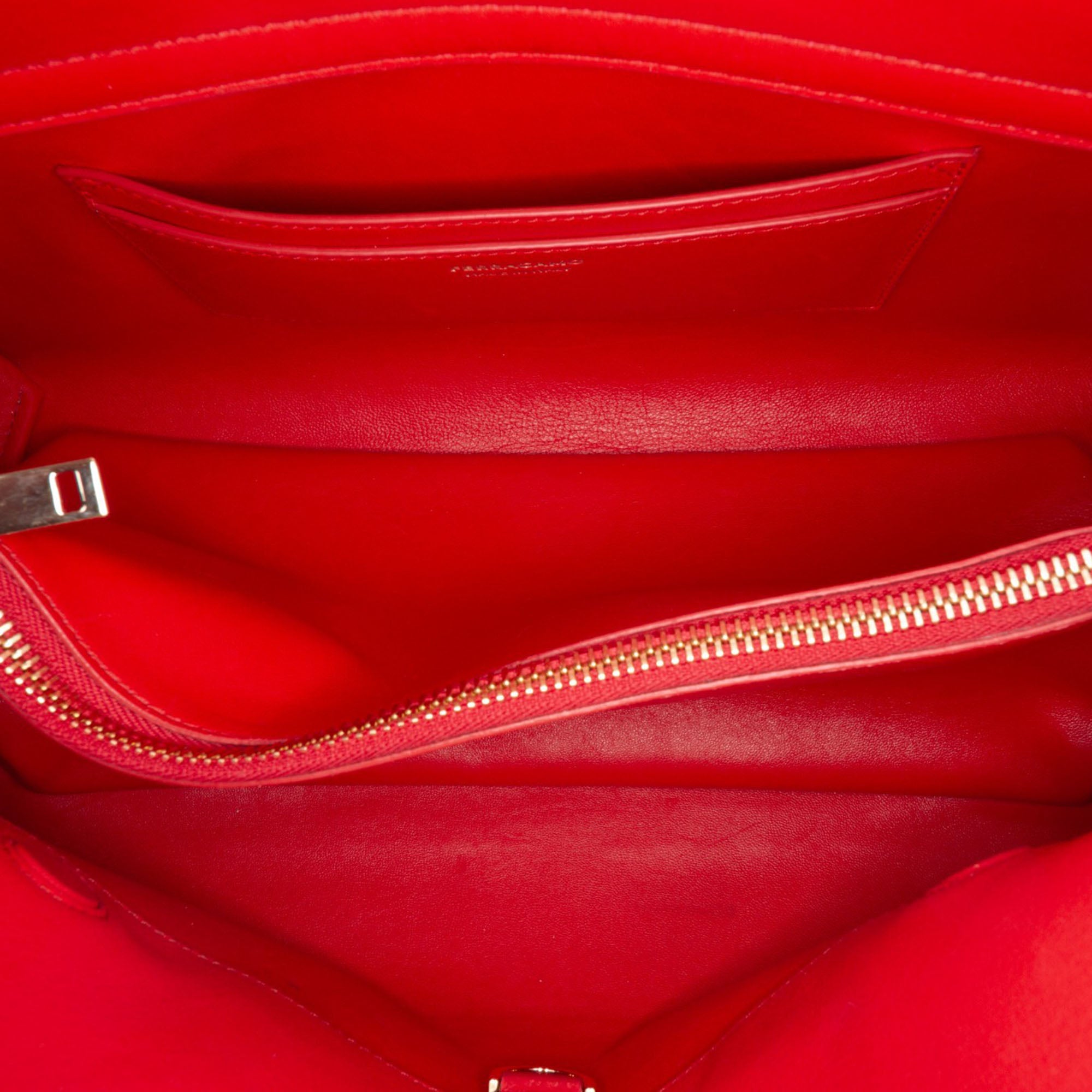 Ferragamo Medium Bicolor Calfskin Hug Satchel - image 4