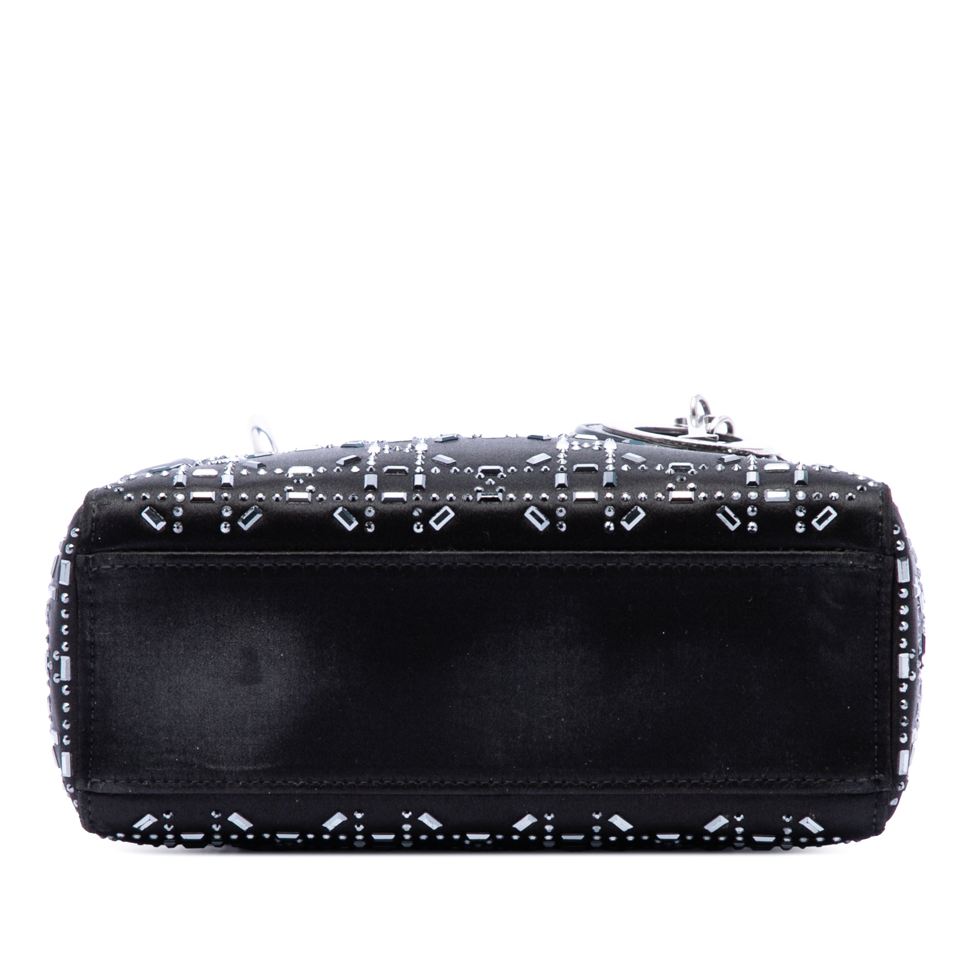 Dior Mini Satin Cannage Crystal Embellished Lady Dior - image 3