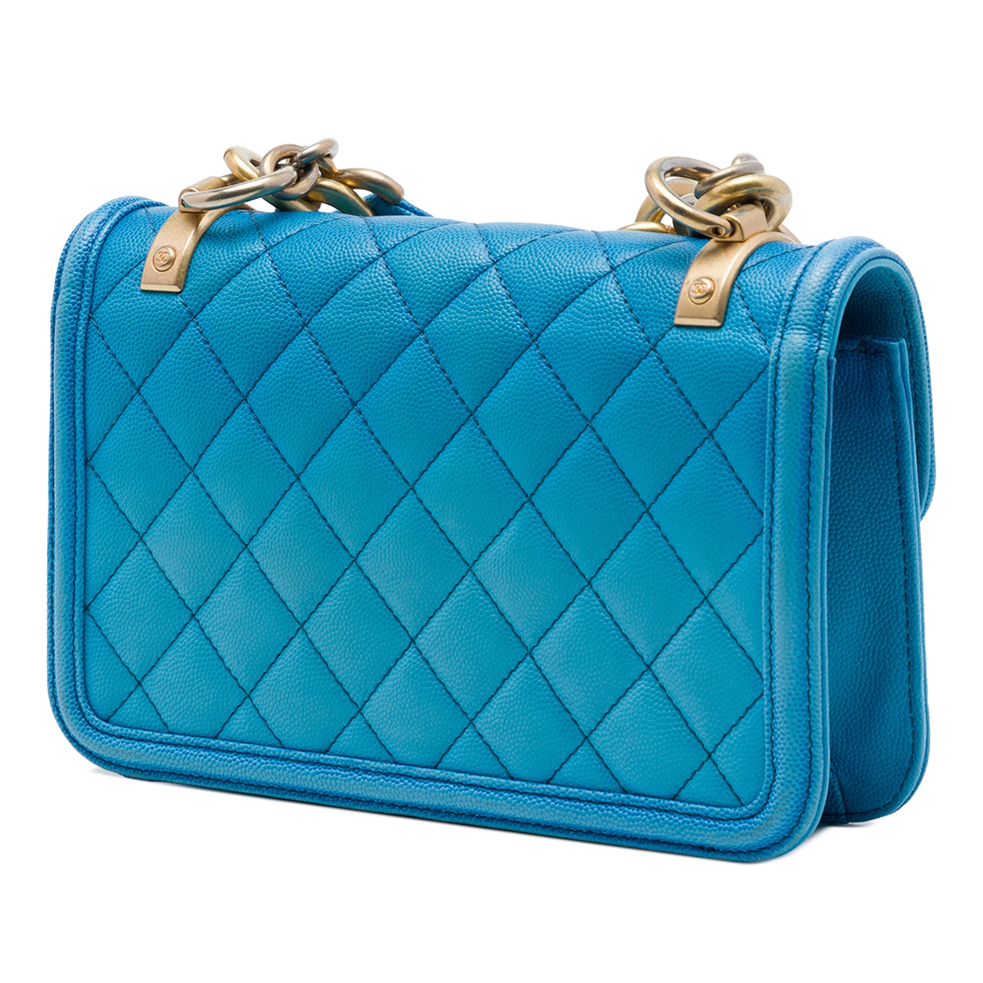 Chanel Small Quilted Caviar Sunset On The Sea Flap - image 2