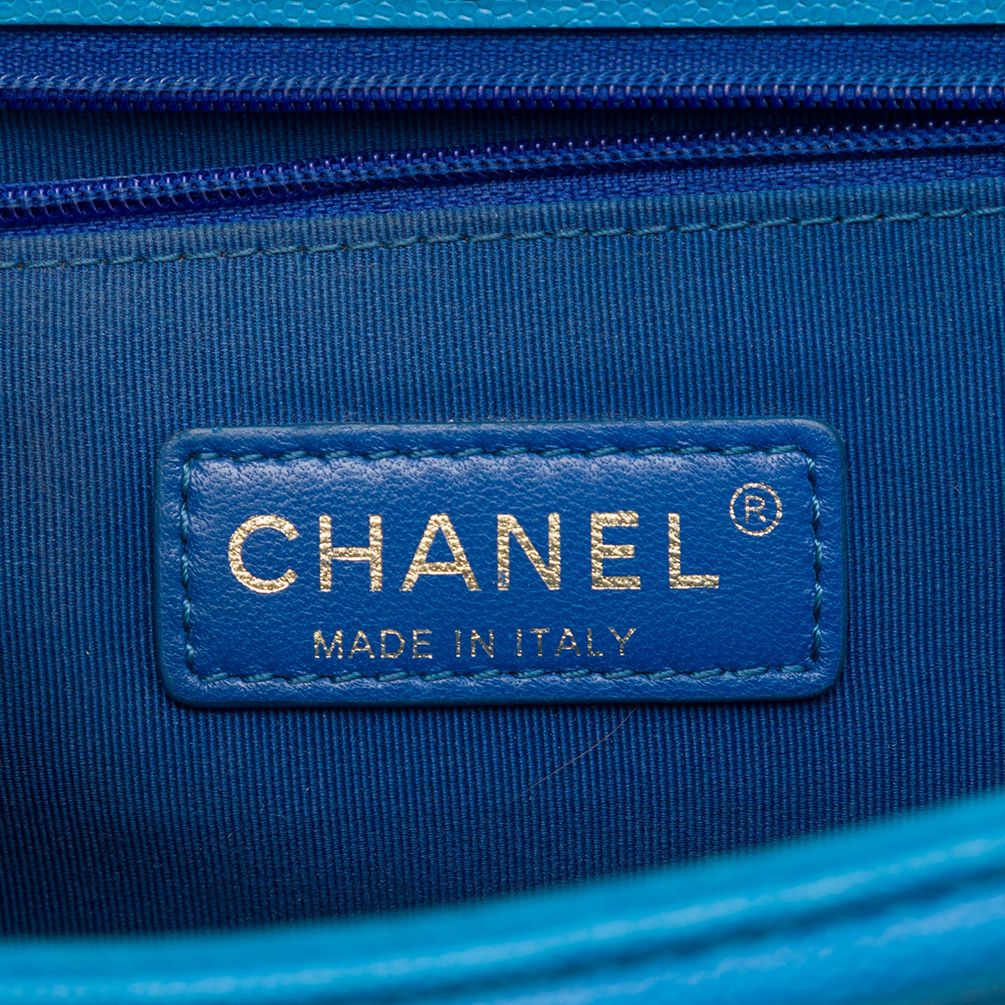 Chanel Small Quilted Caviar Sunset On The Sea Flap - image 5