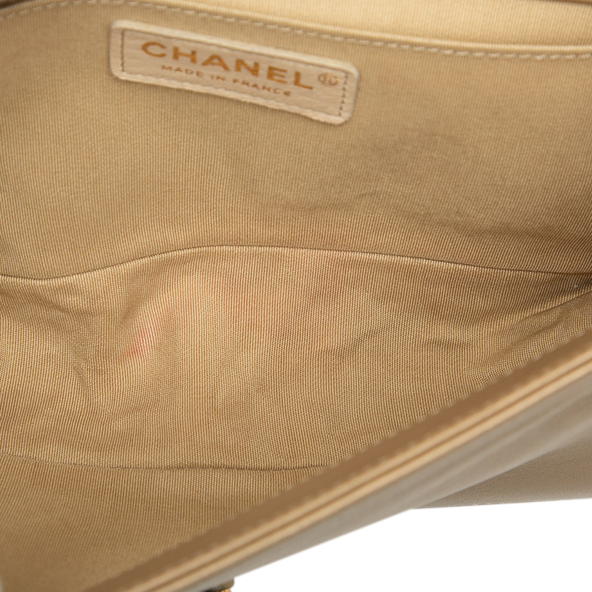 Chanel Old Medium Braided Metallic Lambskin Boy Flap - image 4