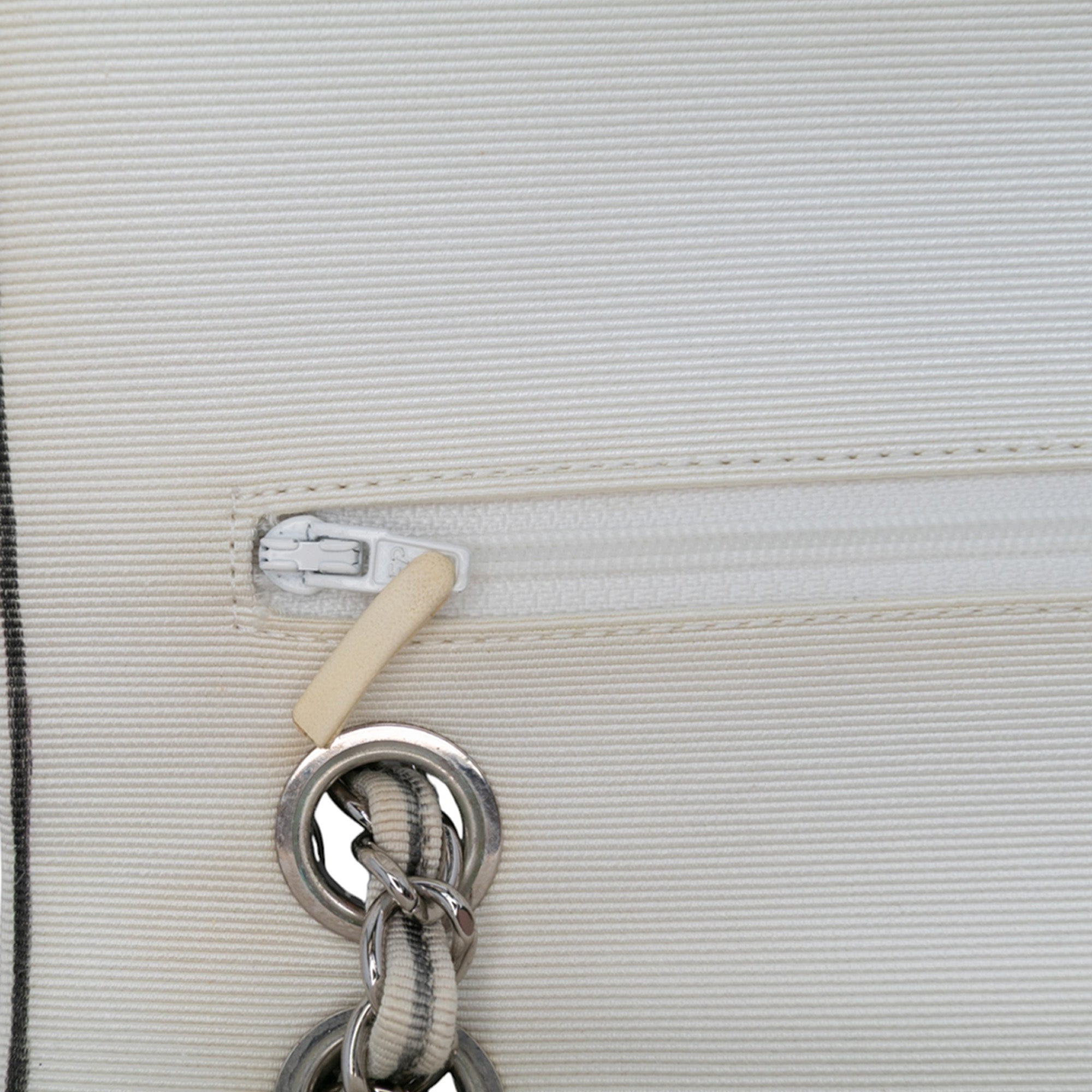 Chanel Medium Classic Printed Grosgrain Double Flap - image 8