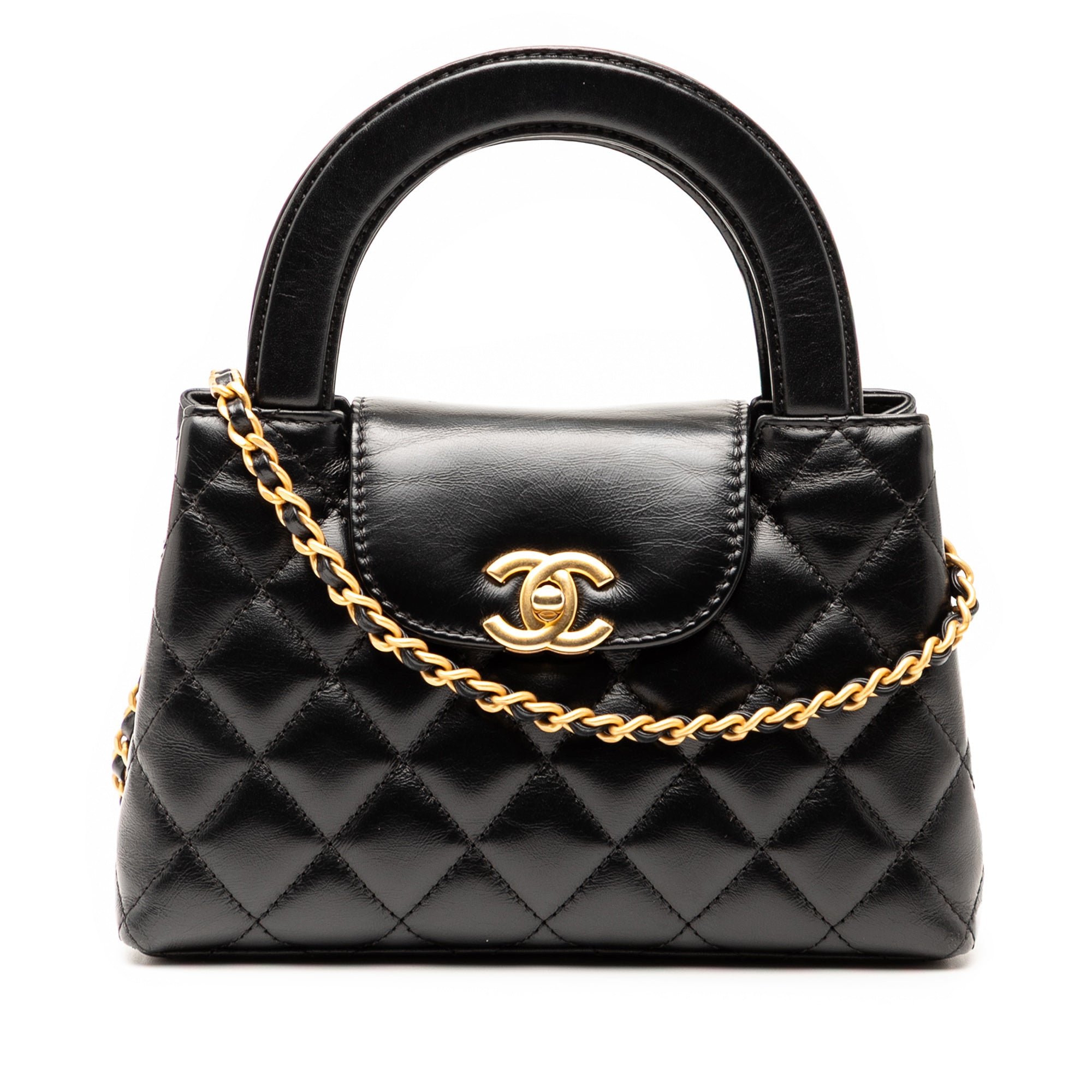 Chanel Nano Aged Calfskin Kelly Shopper Bag - image 1