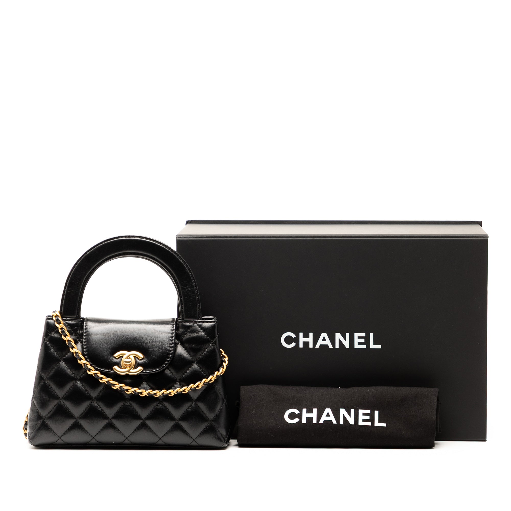 Chanel Nano Aged Calfskin Kelly Shopper Bag - image 8