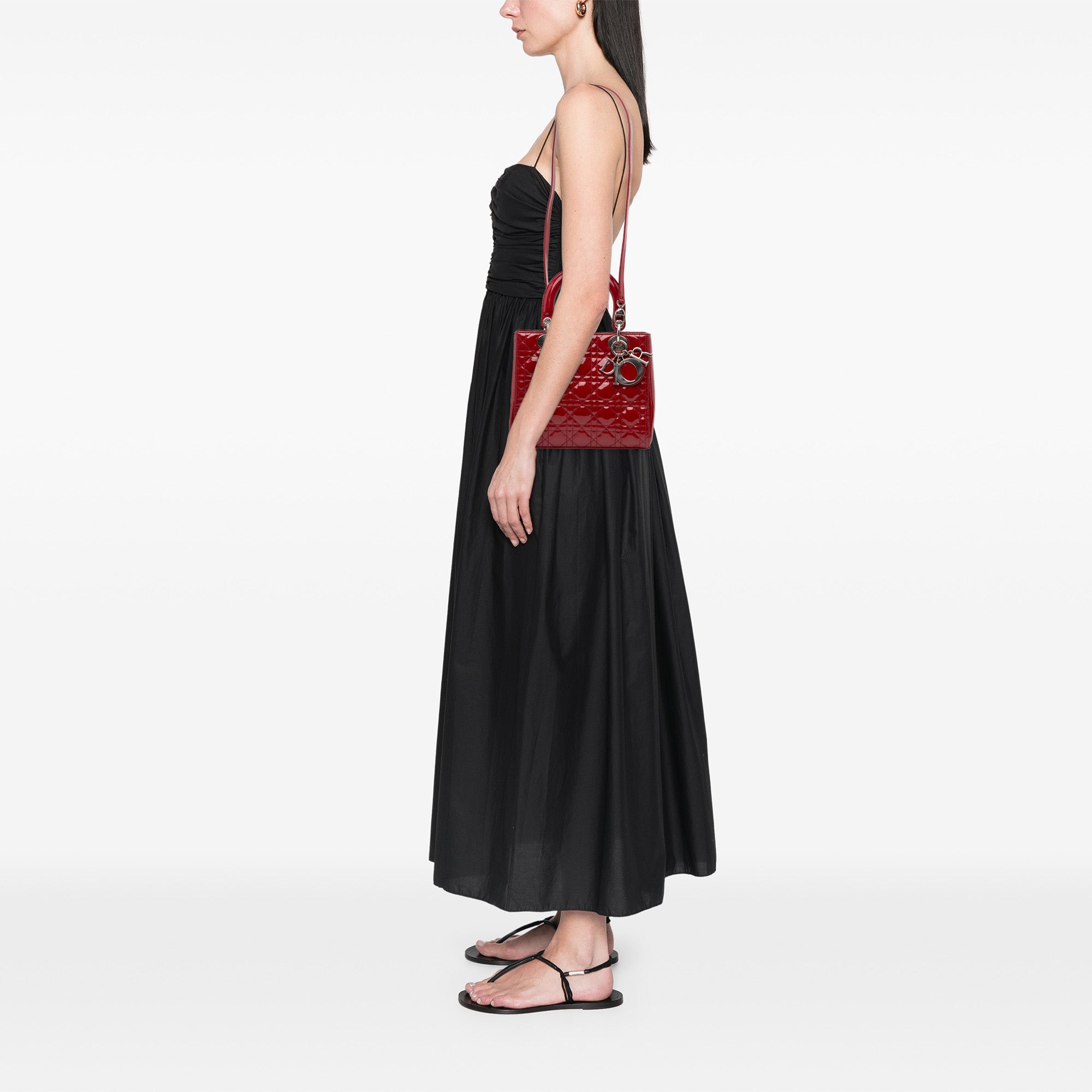 Dior Medium Patent Cannage Lady Dior - image 10