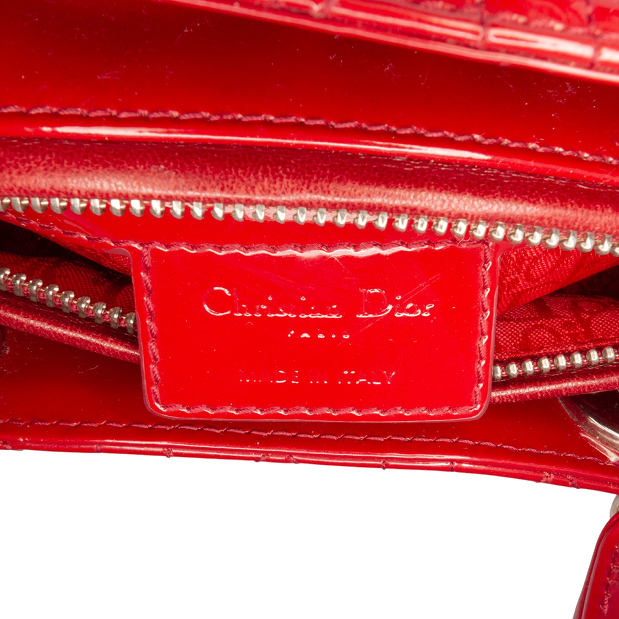 Dior Medium Patent Cannage Lady Dior - image 5