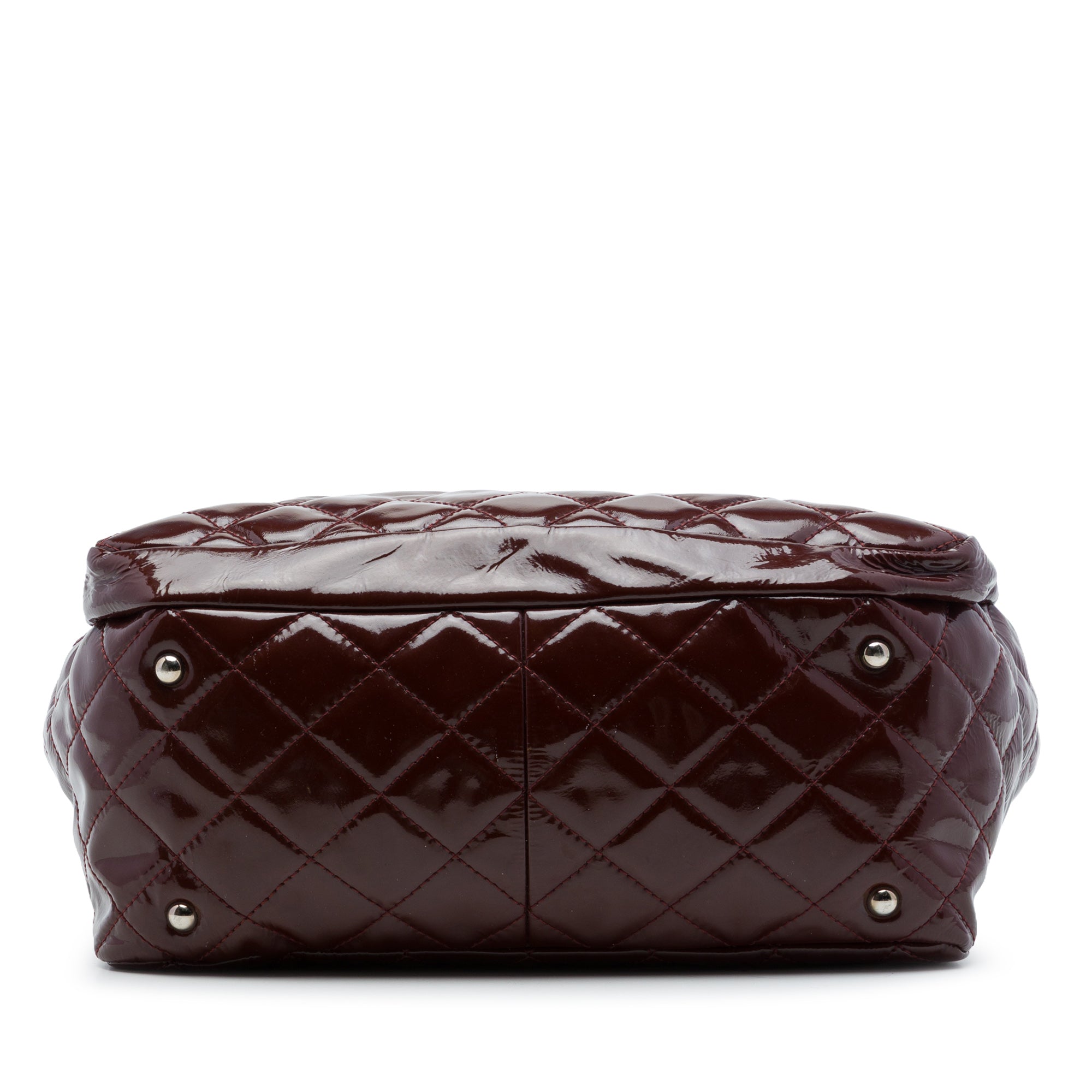 Chanel Quilted Patent Chic and Glitter Ligne Tote - image 3