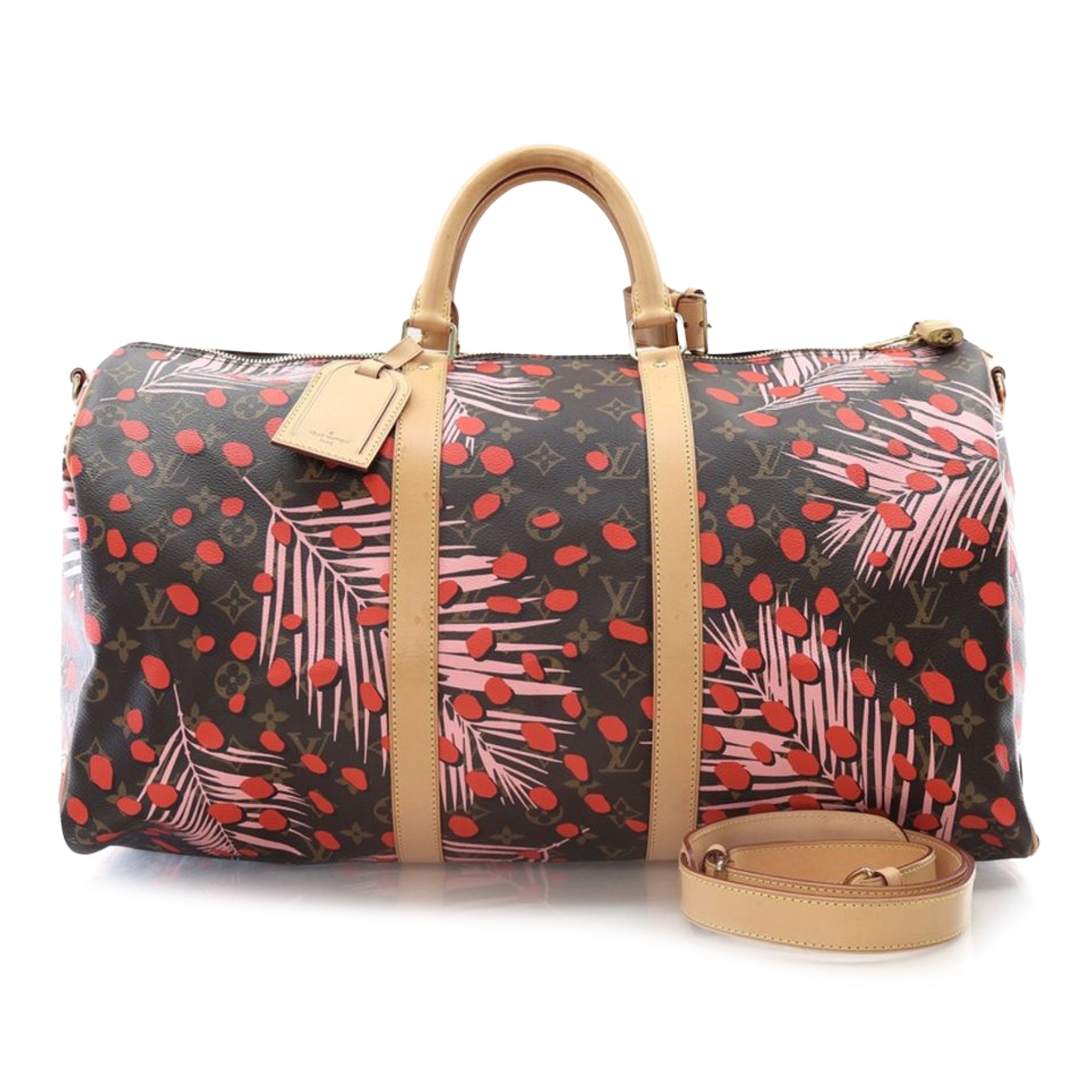 Louis Vuitton Monogram Jungle Dots Keepall Bandouliere 50 - image 15