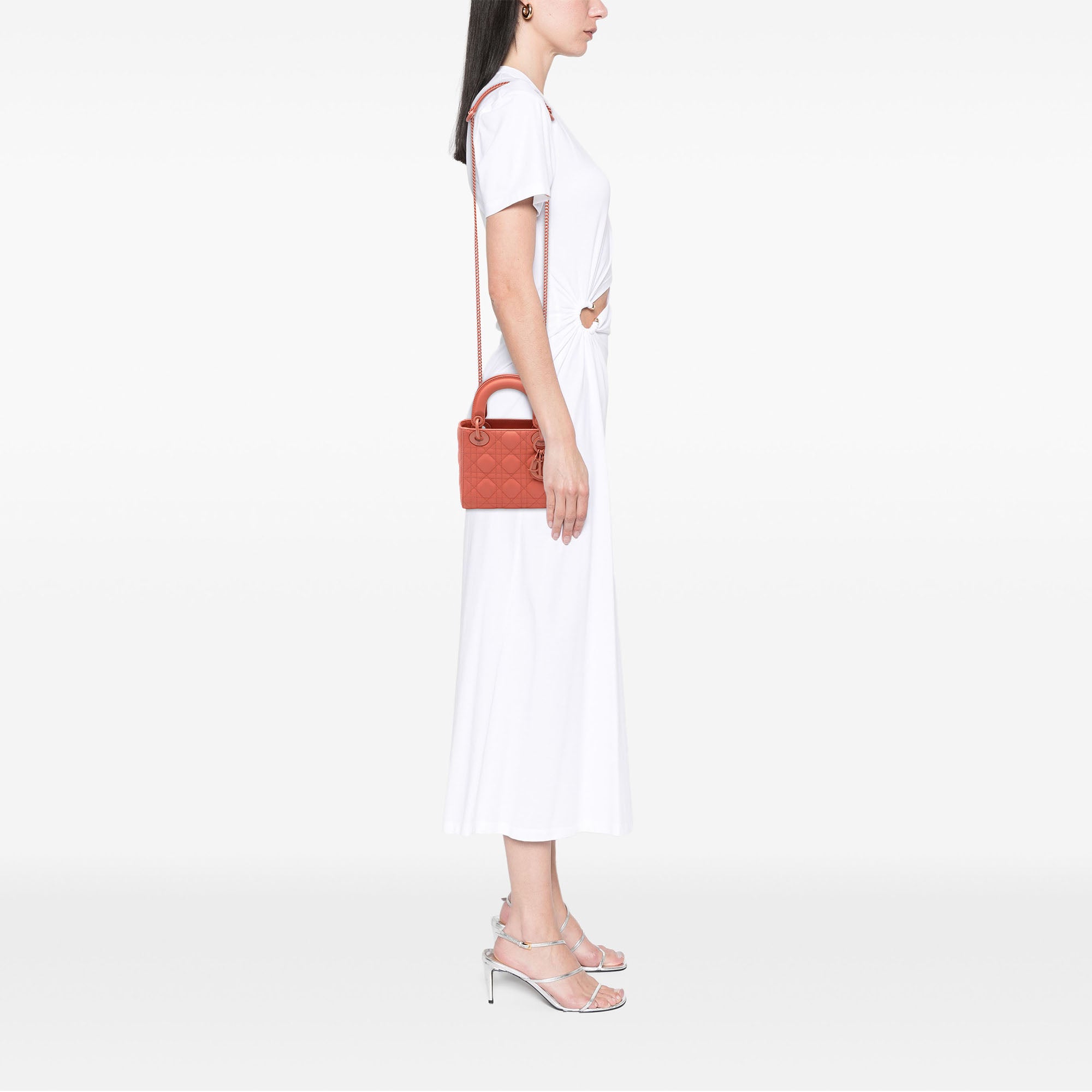 Dior Mini Ultra Matte Calfskin Cannage Lady Dior - image 6