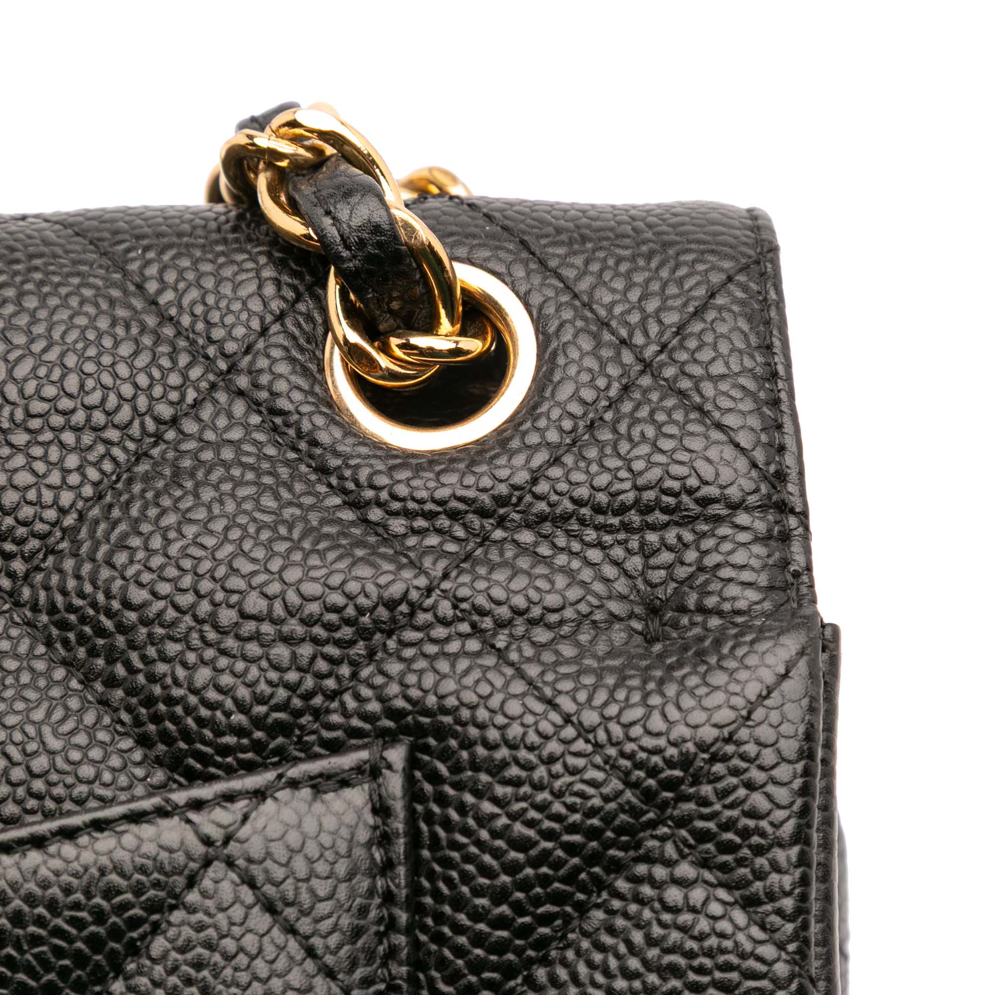 Chanel Jumbo Classic Caviar Double Flap - image 10