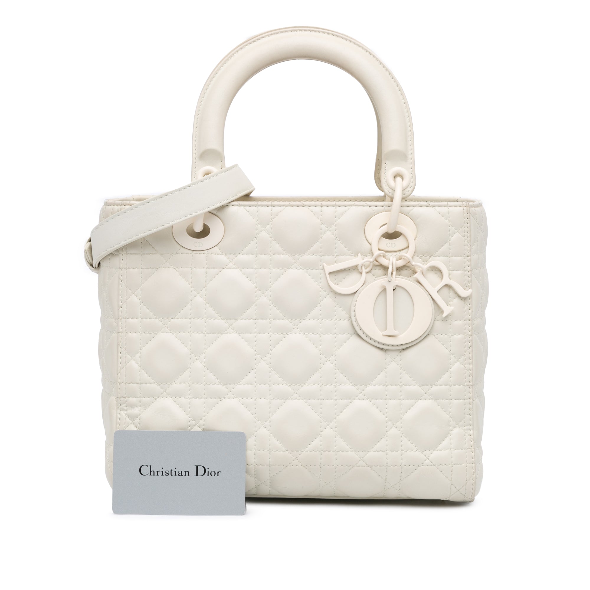 Dior Medium Ultra Matte Calfskin Cannage Lady Dior - image 10