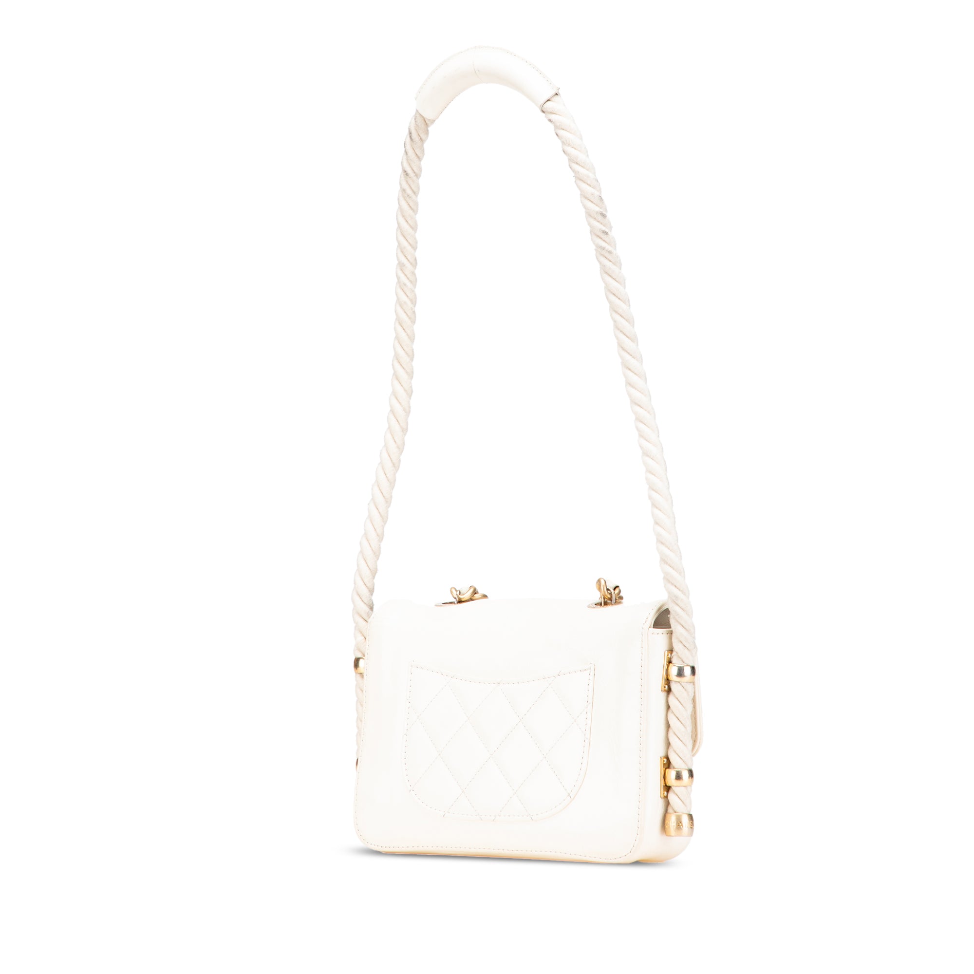 Chanel Crumpled Calfskin En Vogue Rope Flap - image 2