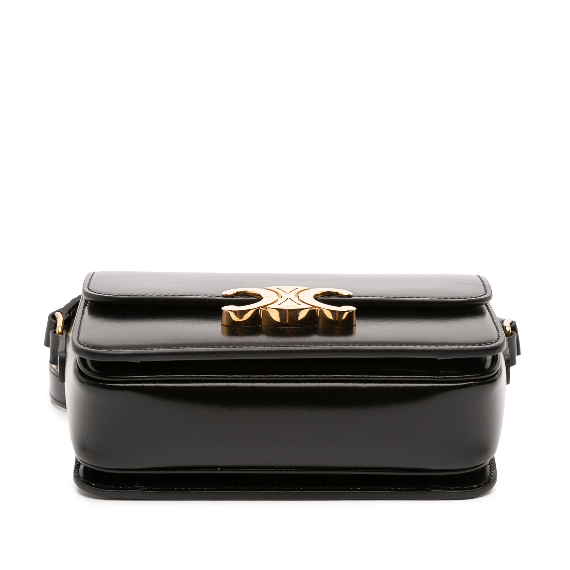 Celine Teen Shiny Calfskin Triomphe Crossbody - image 3