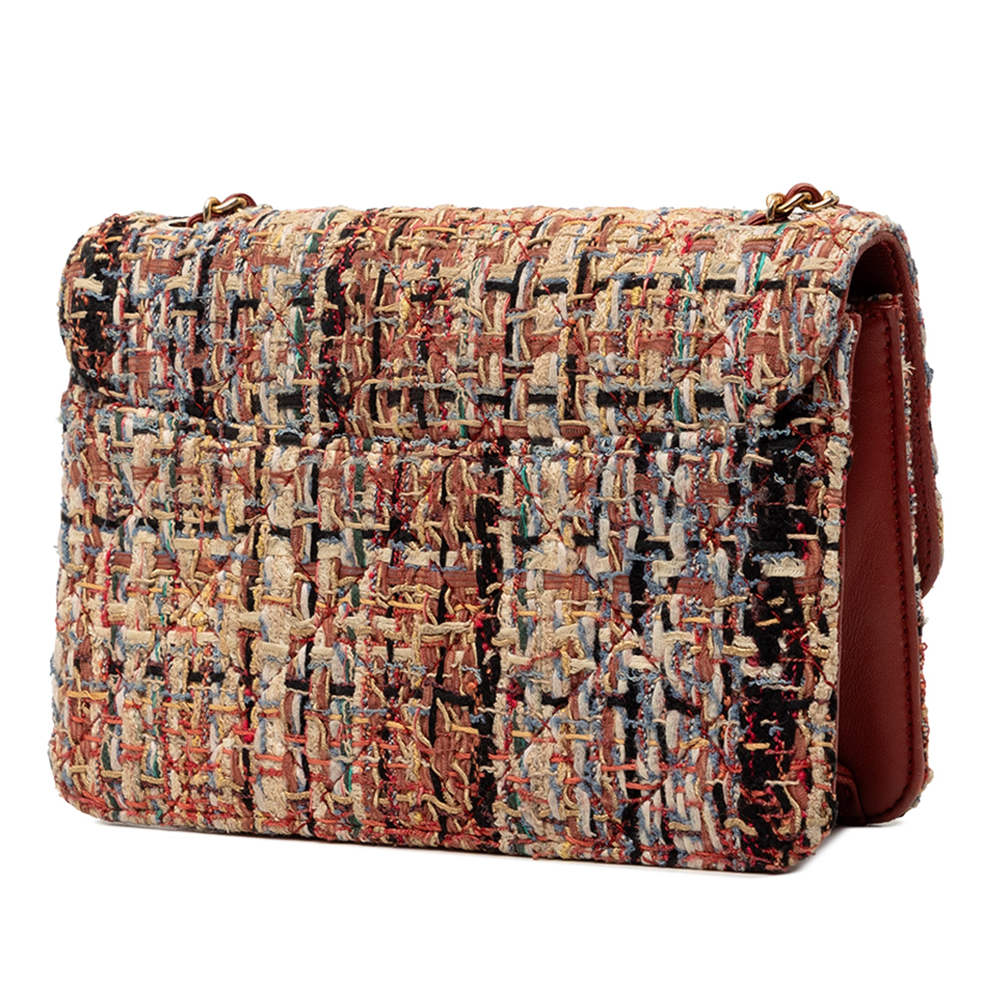 Chanel Mini Quilted Tweed Beauty Lock Flap - image 2